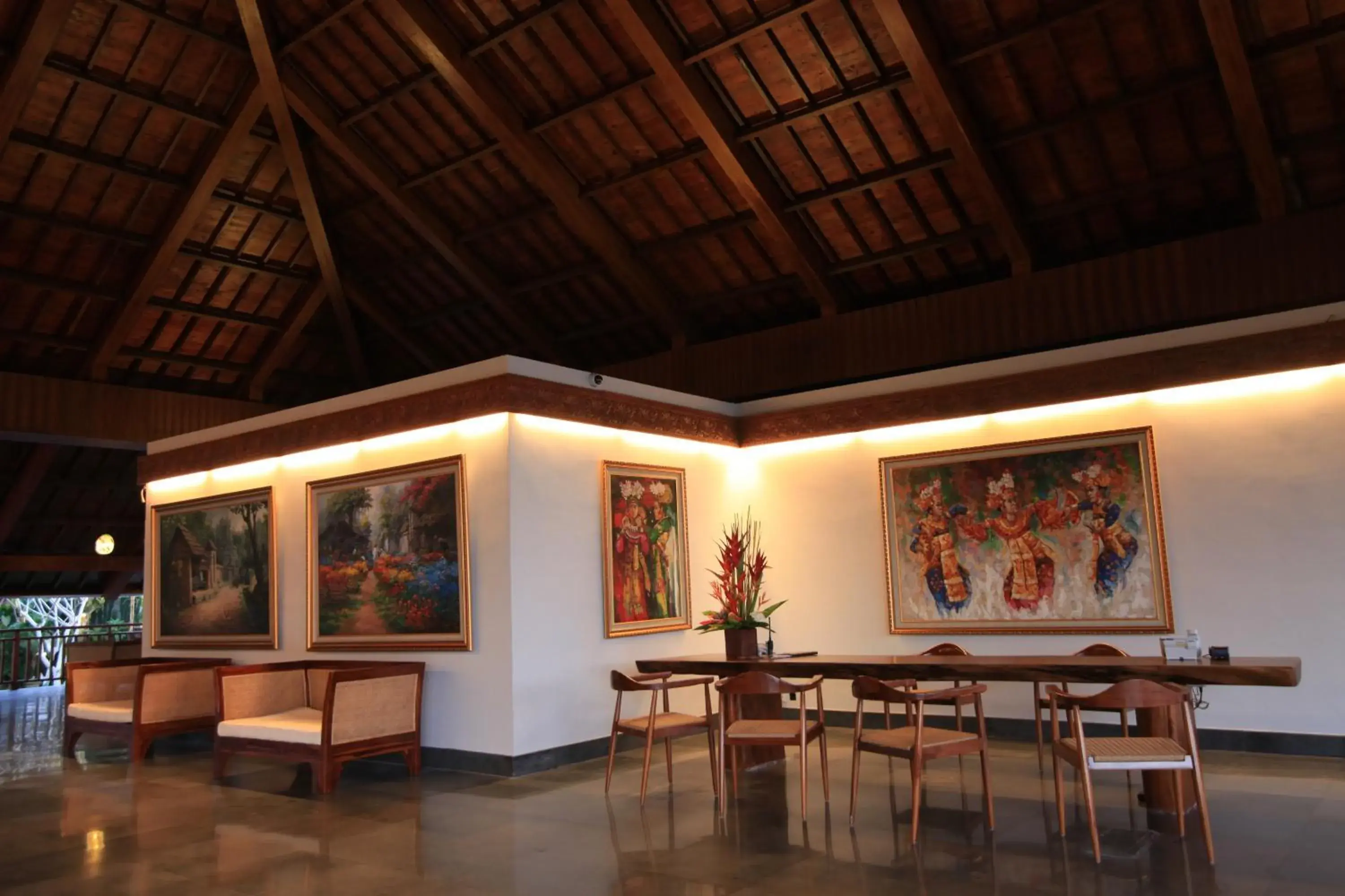 Lobby or reception, Restaurant/Places to Eat in Ubud Wana Resort