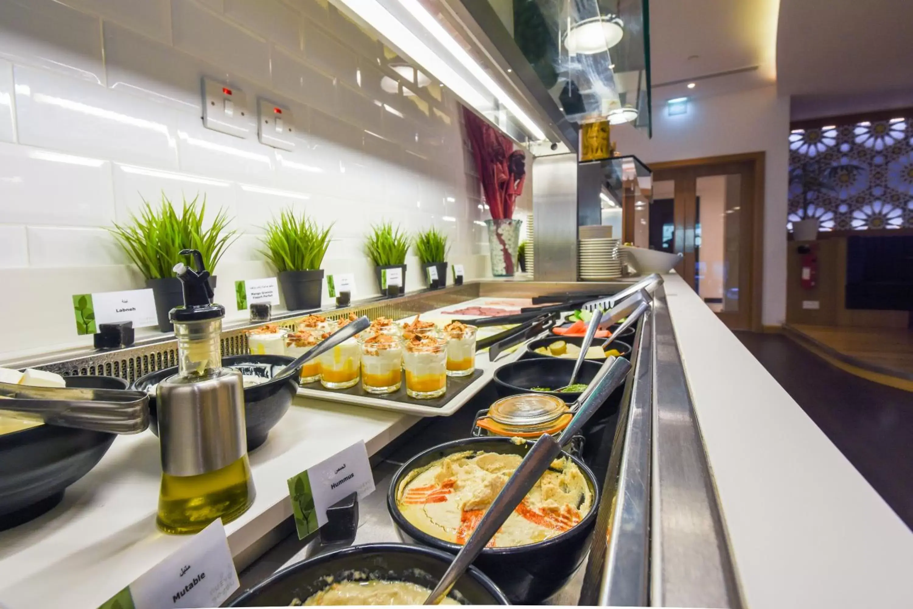 Buffet breakfast in Premier Inn Dubai International Airport