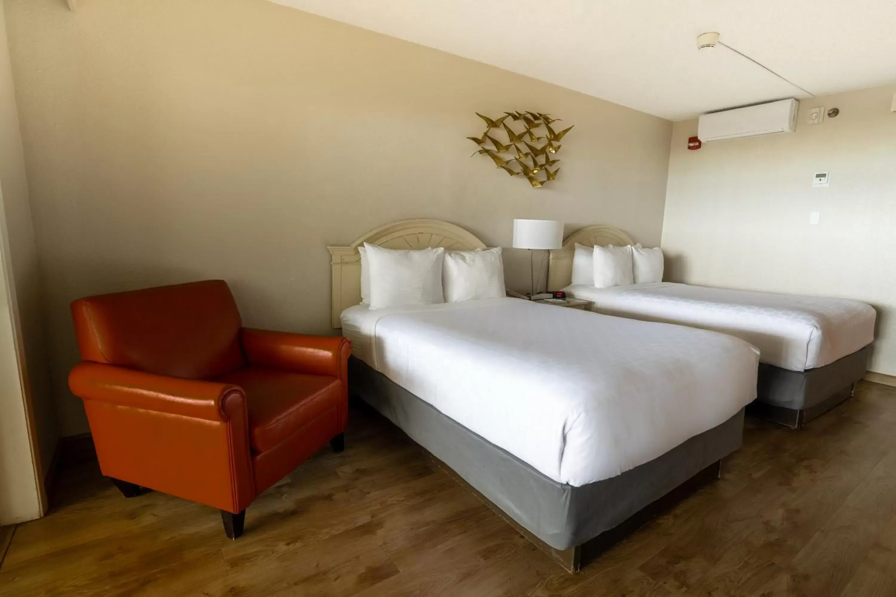 Bed in Emerald Beach Hotel Corpus Christi