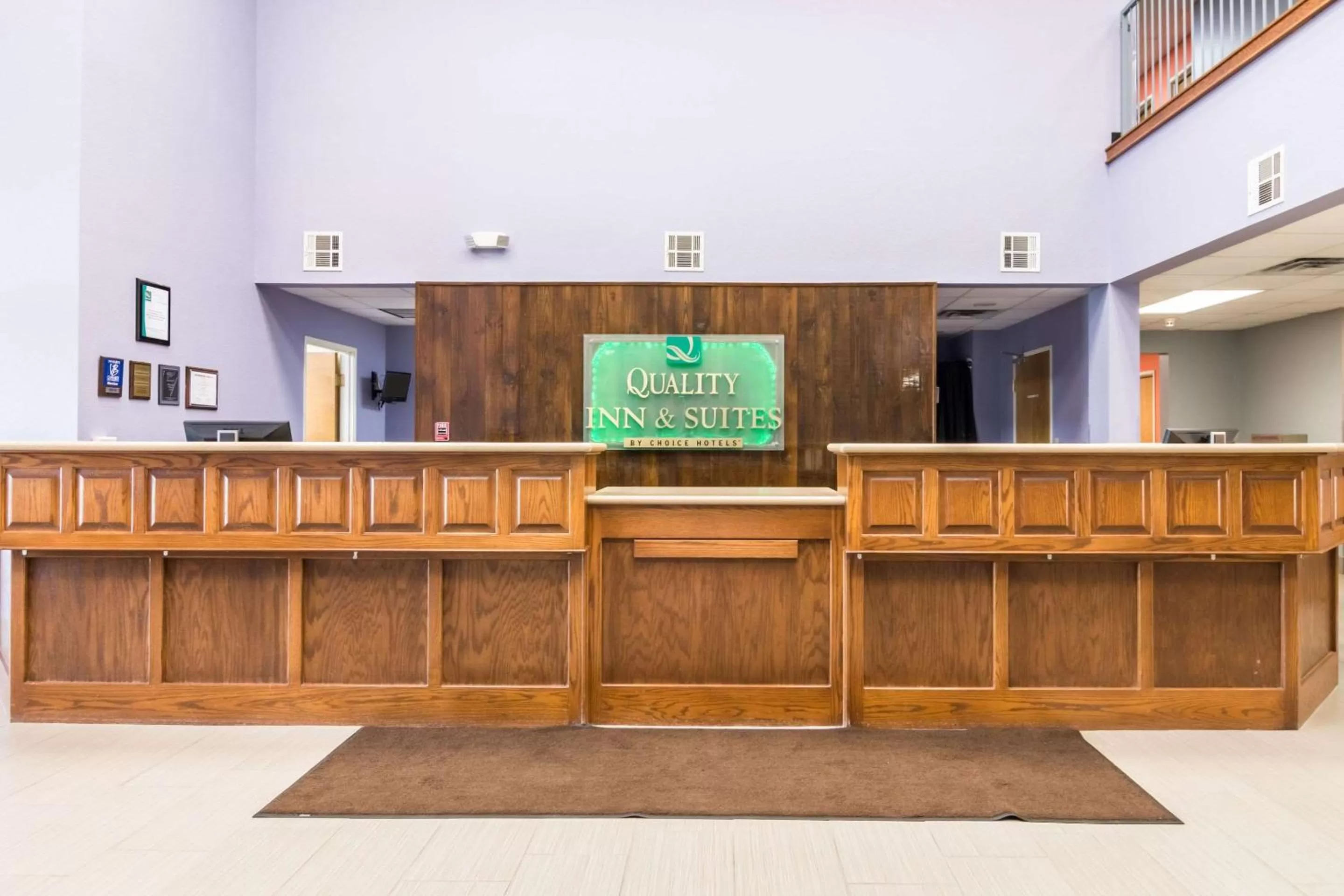 Lobby or reception in Quality Inn & Suites of Alma - Northeast from Fort Smith