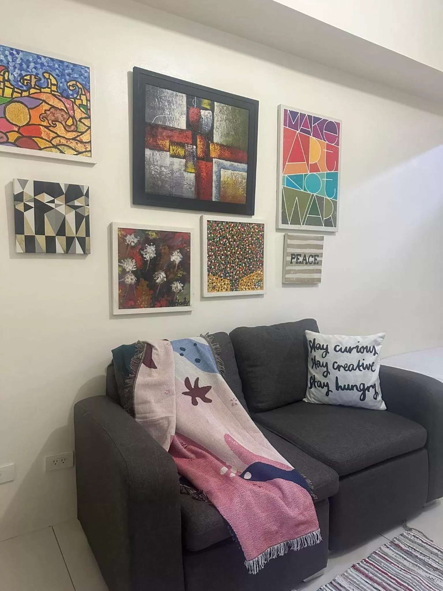 Living room in Green Residences Stays by PBYY