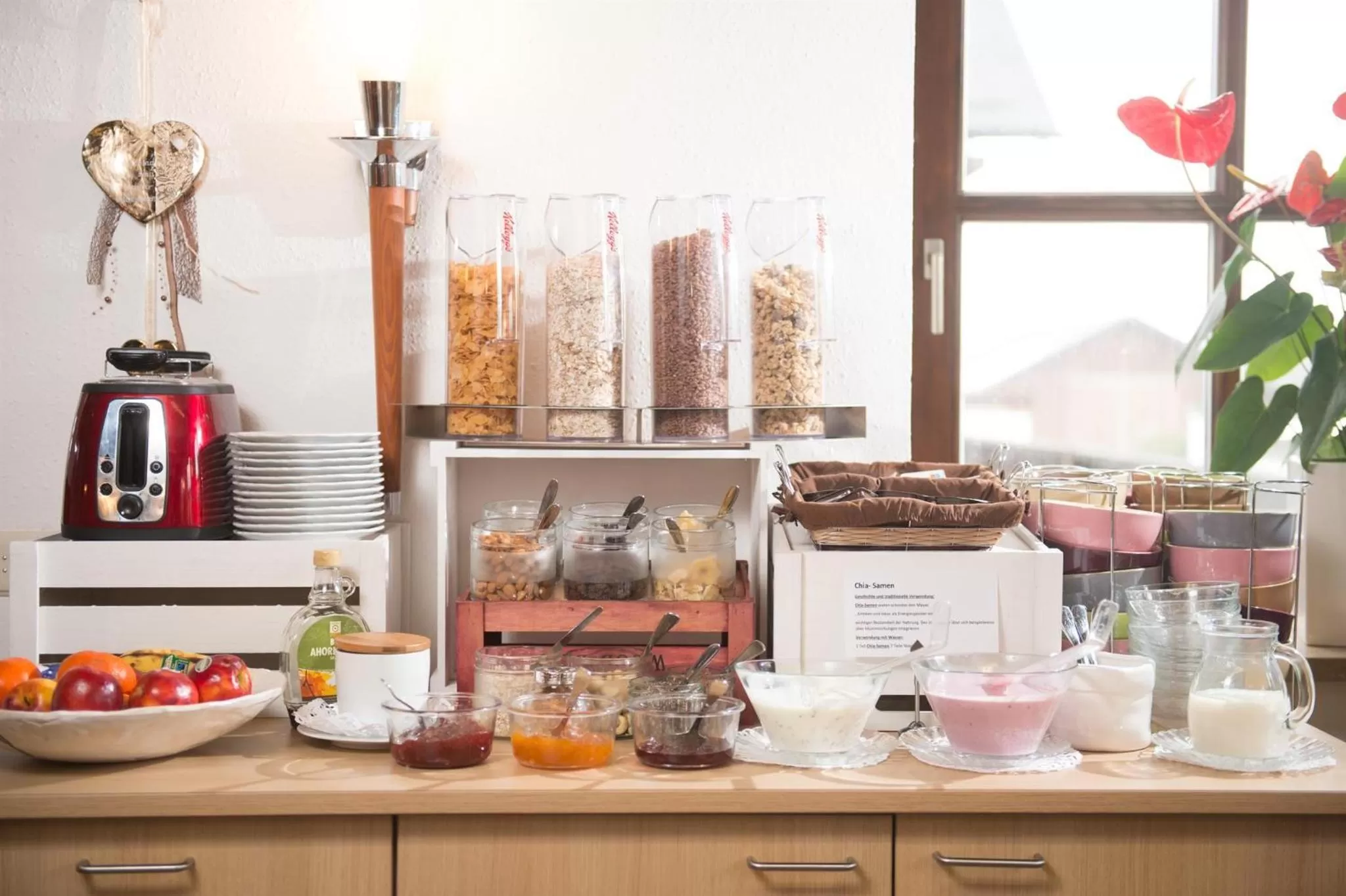 Buffet breakfast in Santner, Hotel