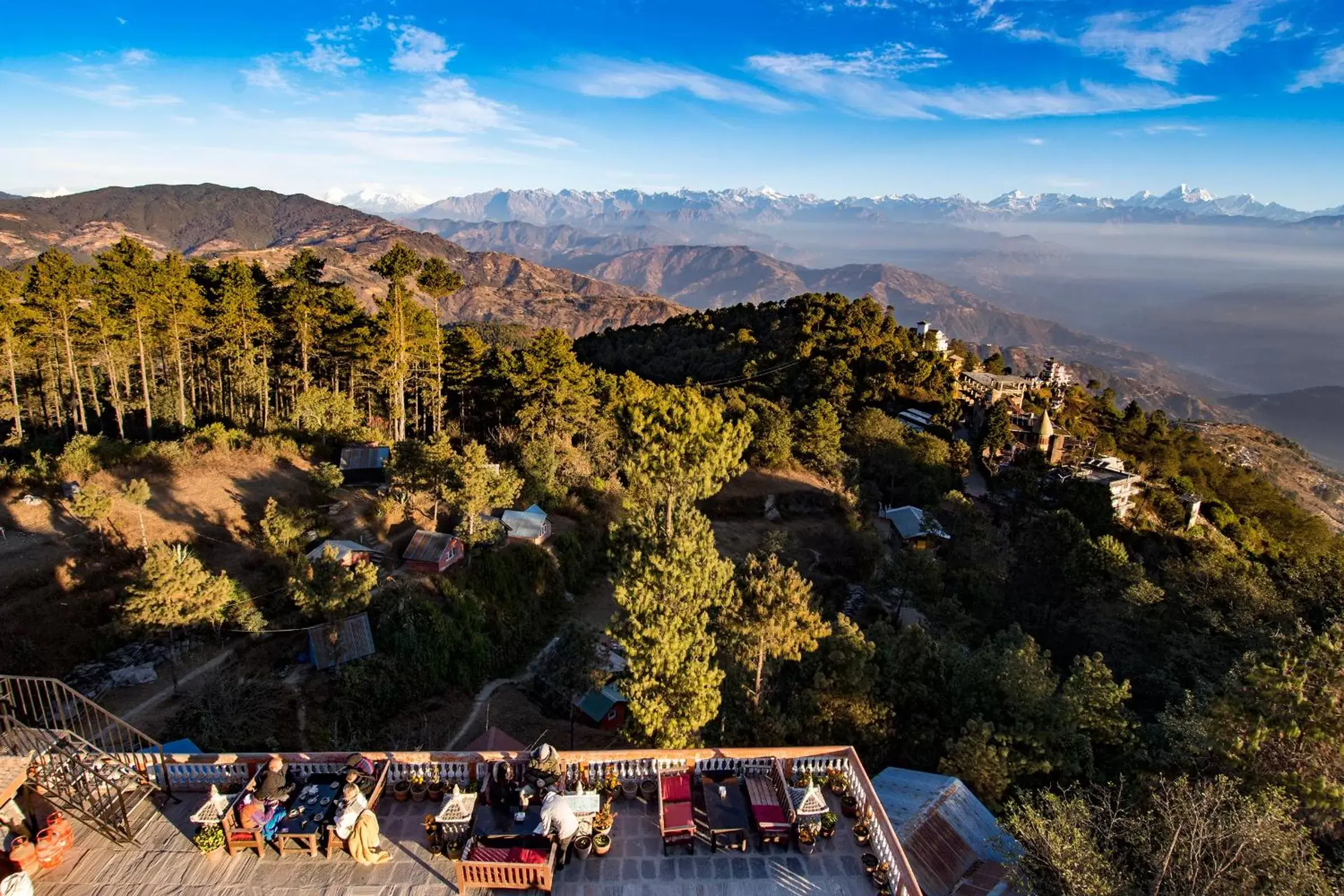 Bird's eye view, Bird's-eye View in Peaceful Cottage & Cafe Du Mont