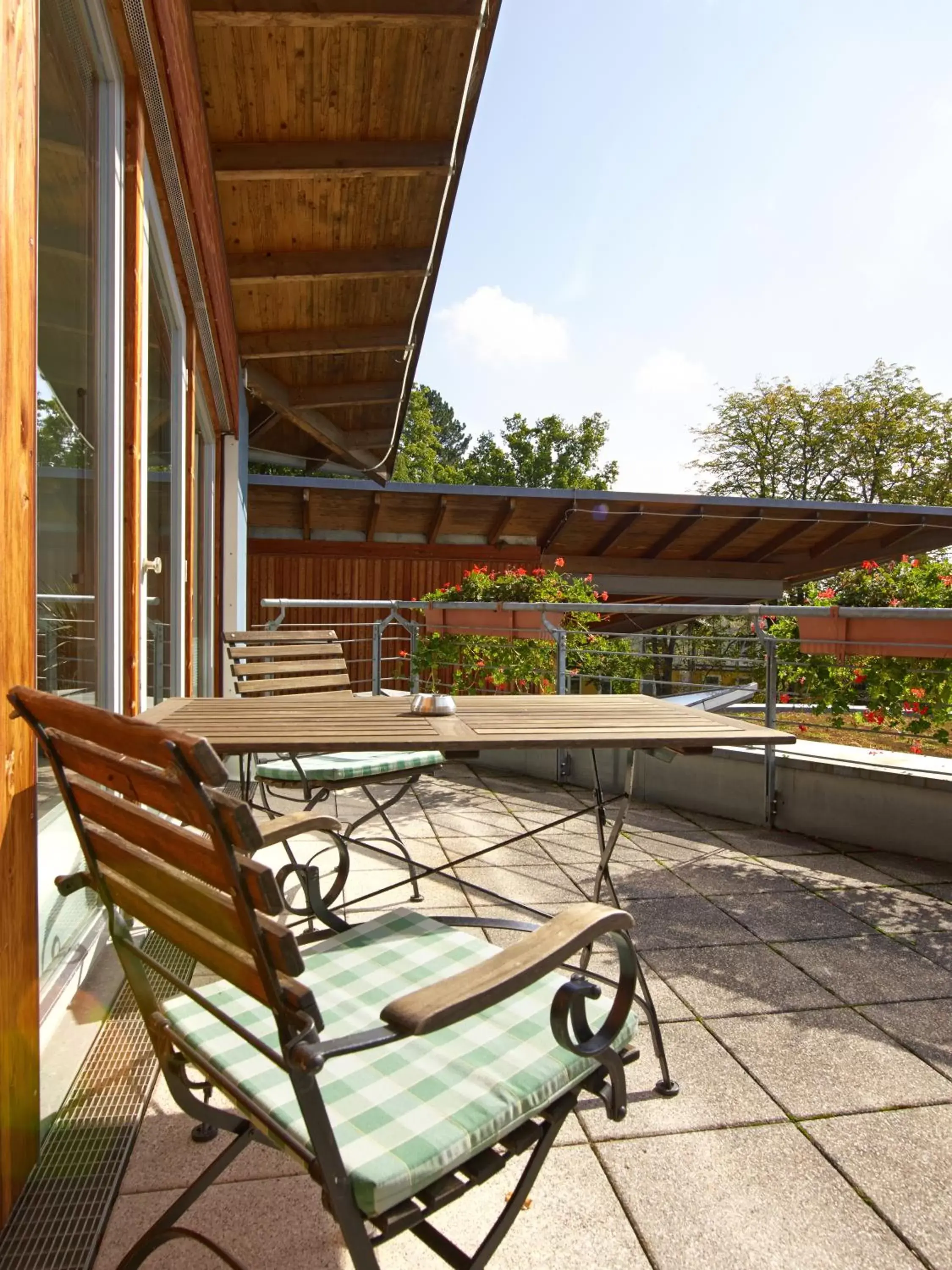 Balcony/Terrace in Hotel Forsthaus Grüna