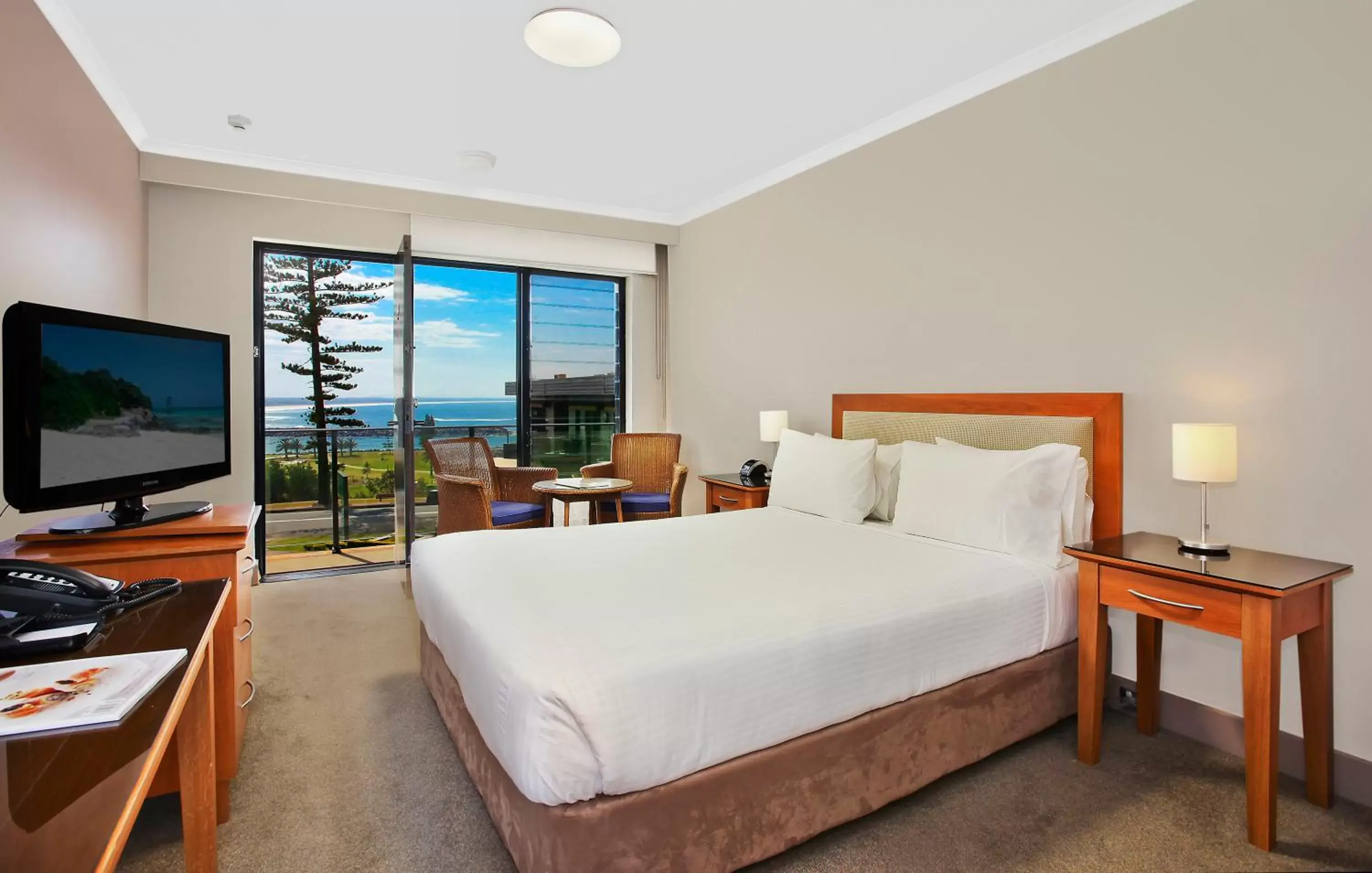 Bed in ibis Styles Port Macquarie