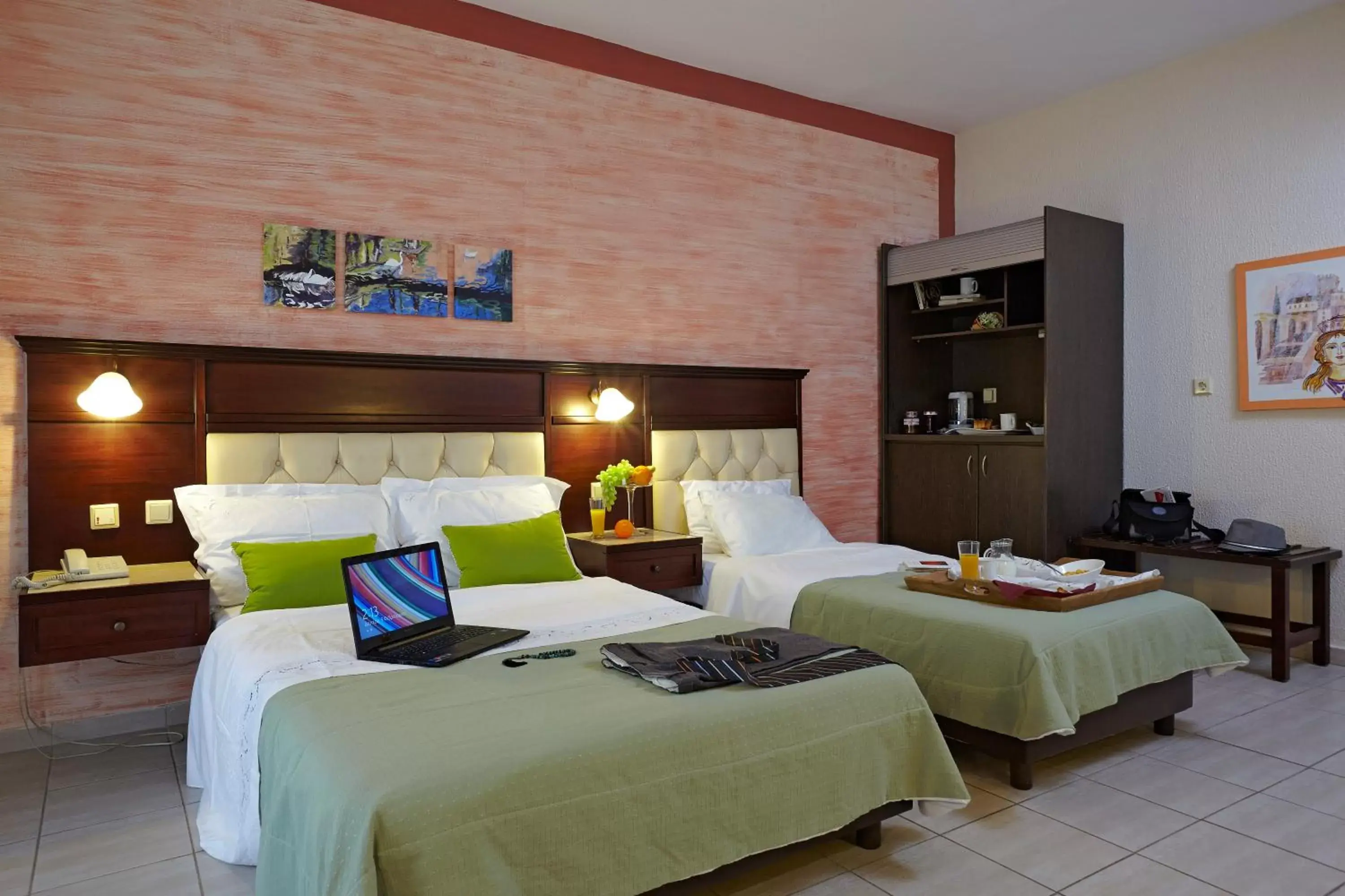 Bedroom, Bed in Sokratis Hotel