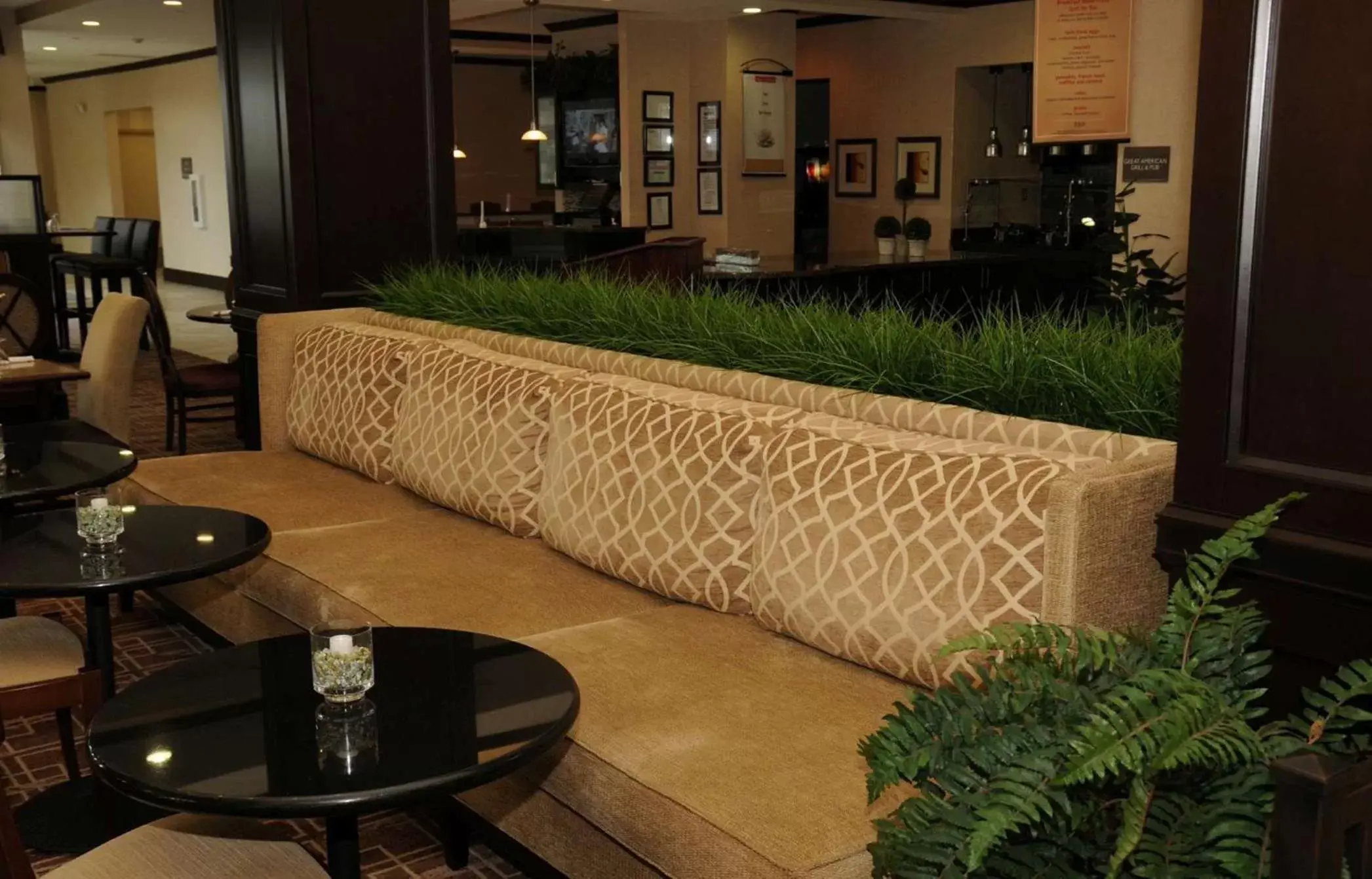 Lounge or bar, Lobby/Reception in Hilton Garden Inn New Braunfels