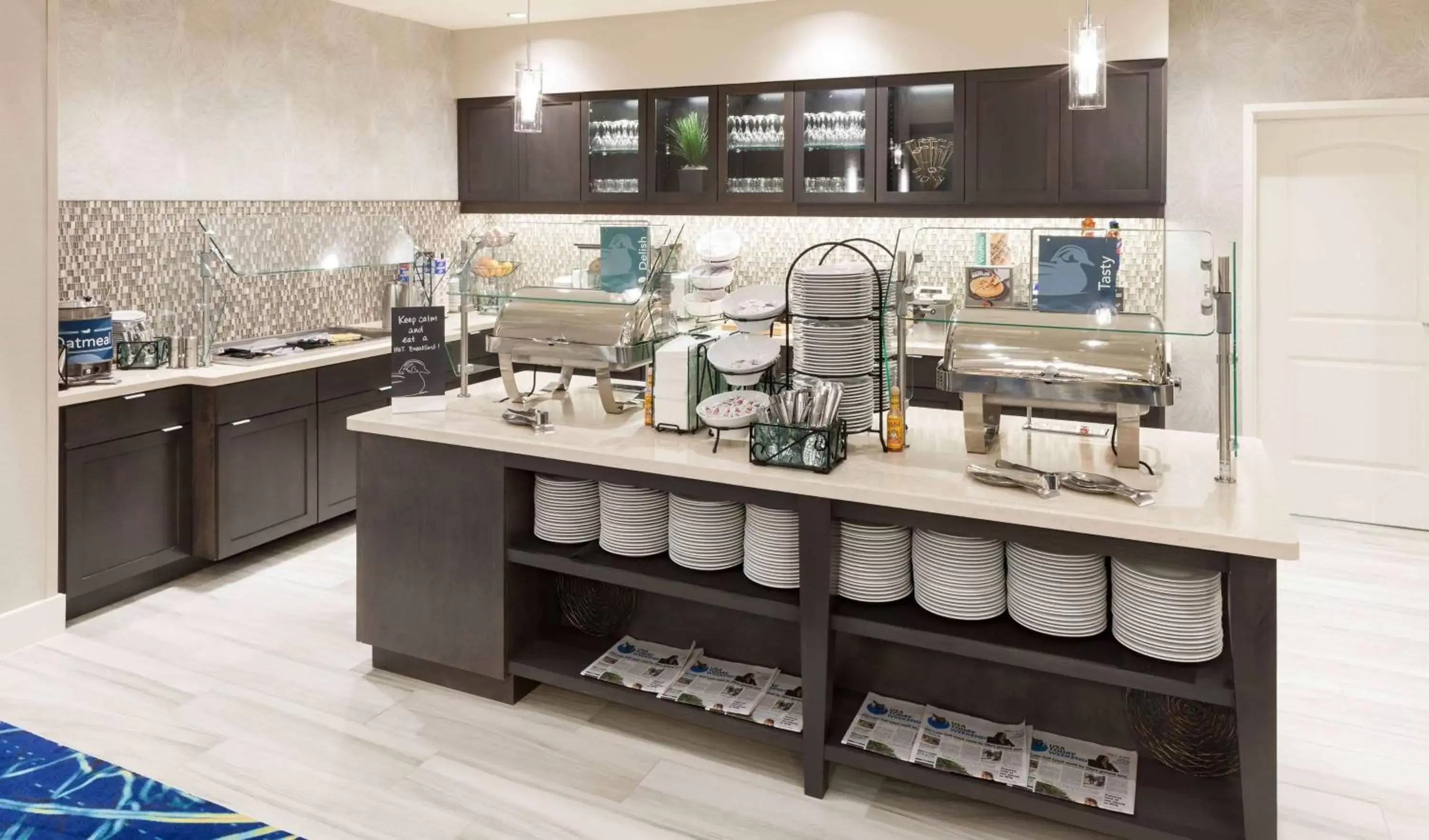 Breakfast, Kitchen/Kitchenette in Homewood Suites by Hilton Cape Canaveral-Cocoa Beach