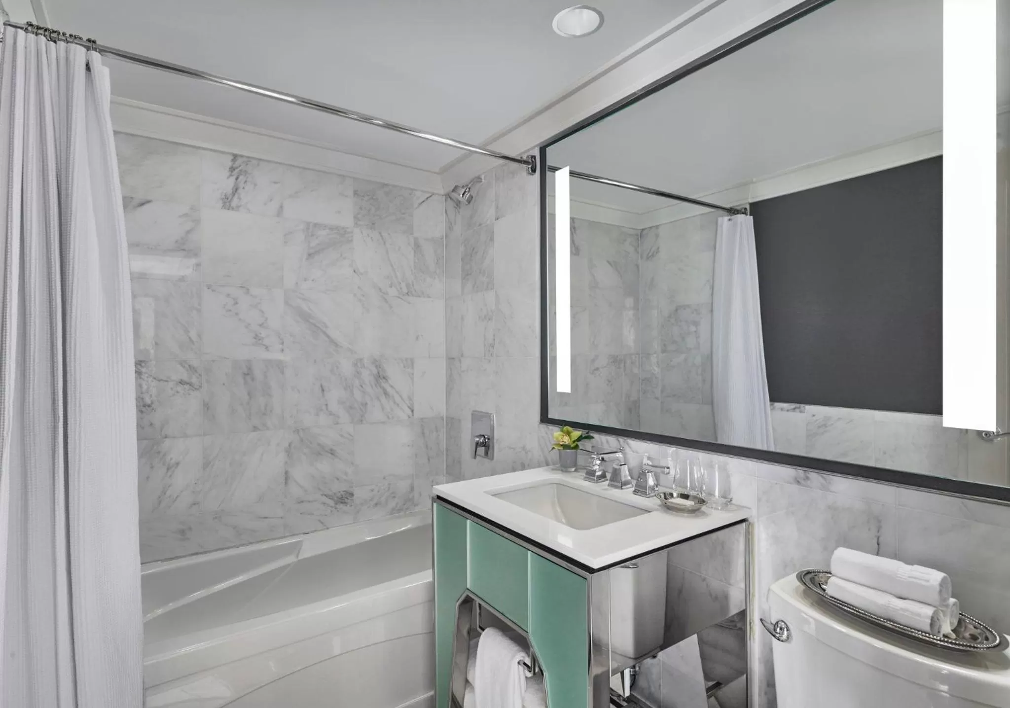 Bathroom in Loews Regency New York Hotel