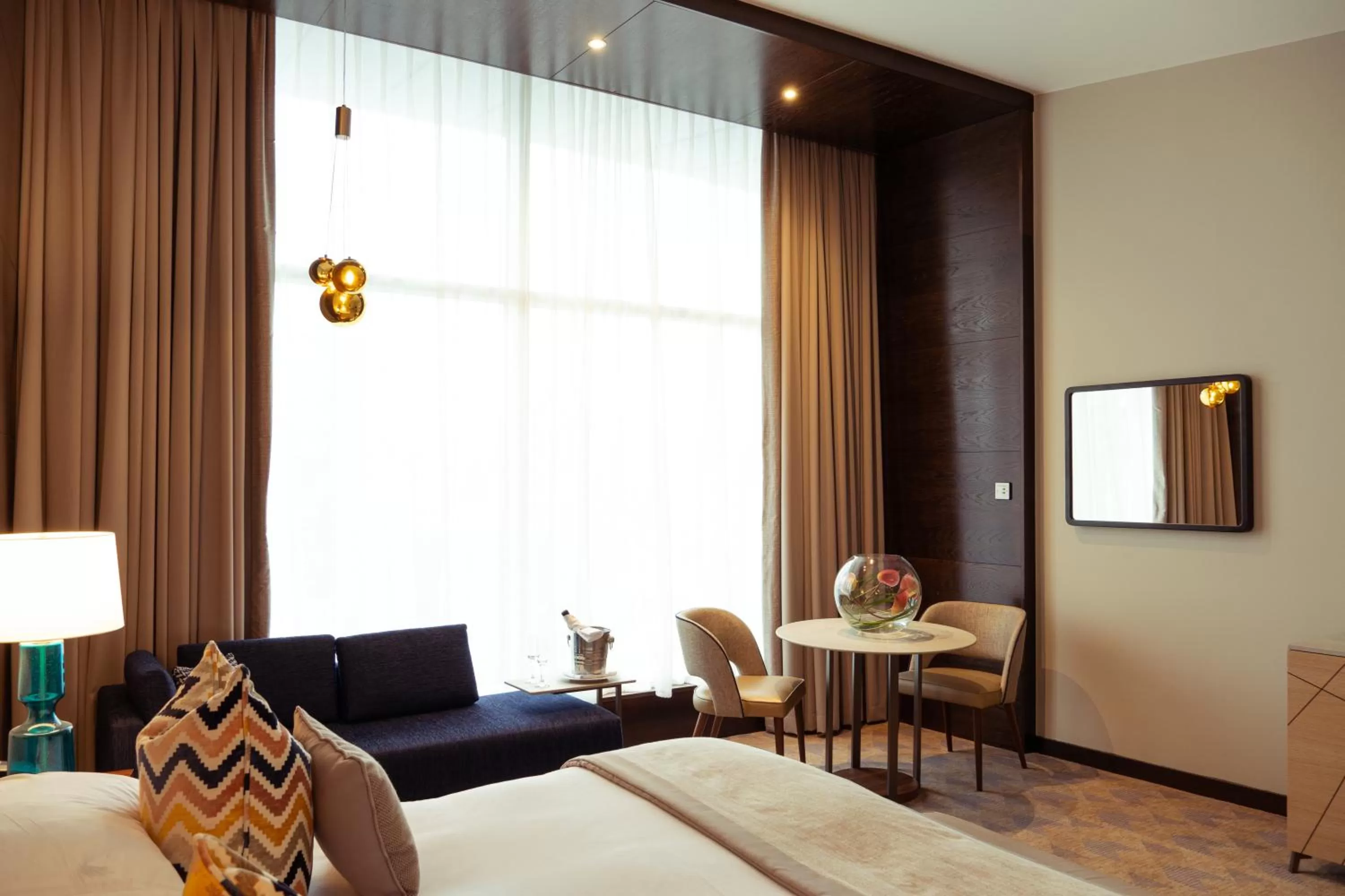 Bedroom, Bed in The Lowry Hotel Manchester