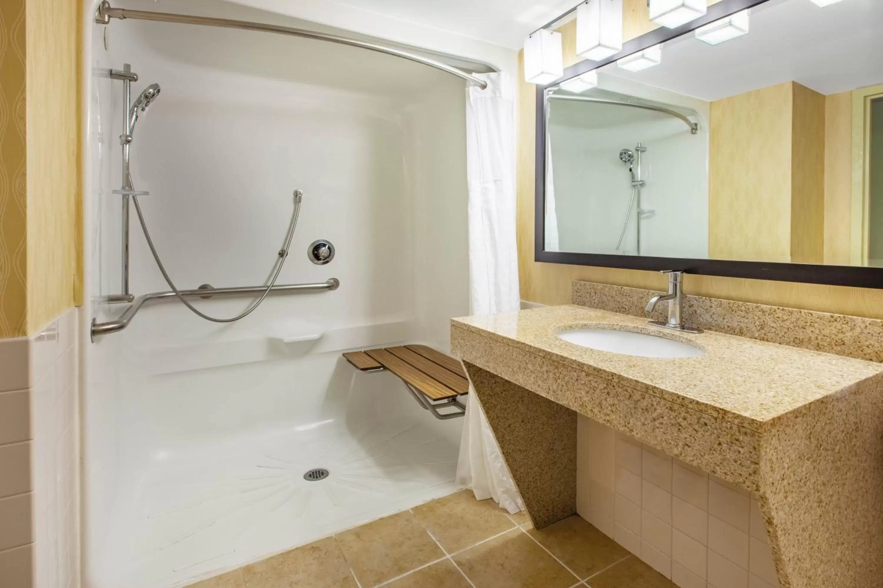 Shower, Bathroom in Baymont by Wyndham Harrisburg