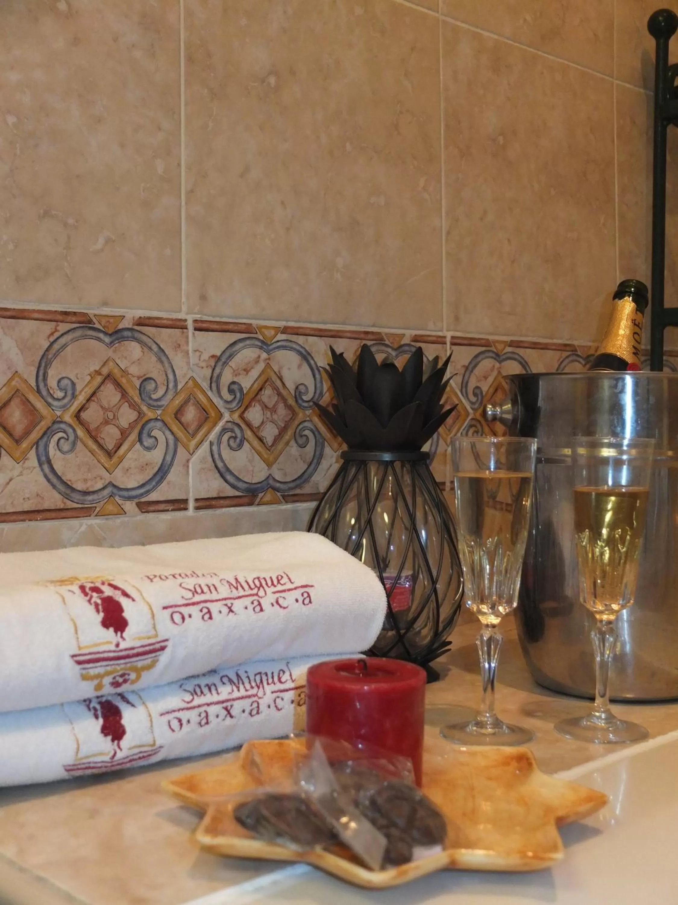 Decorative detail in Hotel Boutique Parador San Miguel Oaxaca