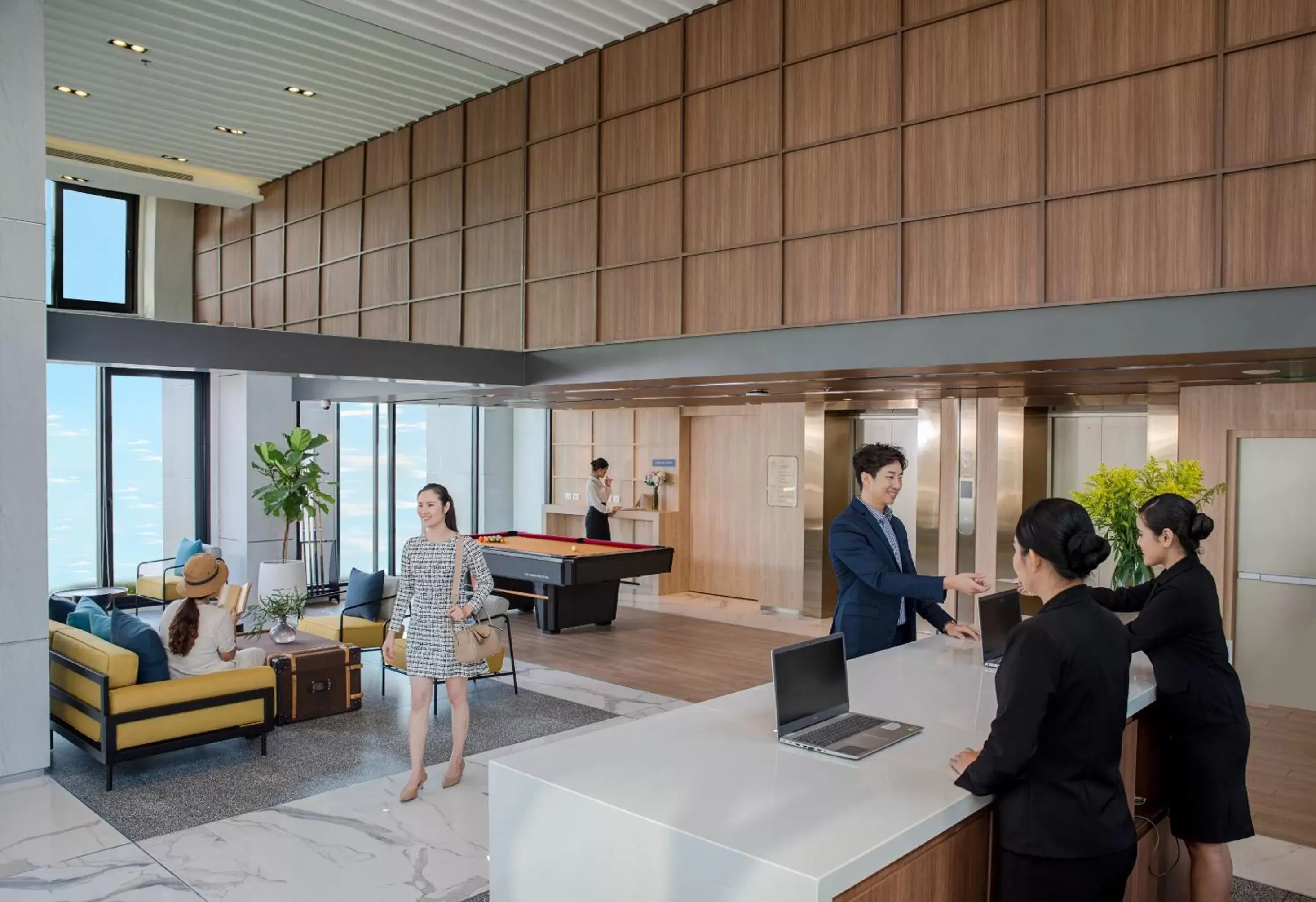 Lobby or reception in Amanta Hotel & Residence Sathorn Lobby or reception in Amanta Hotel & Residence Sathorn