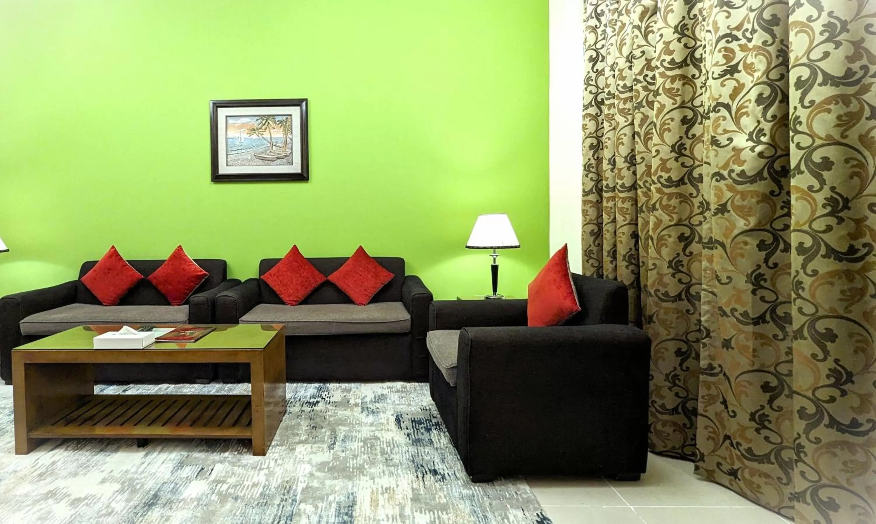 Living room in City Tower Hotel