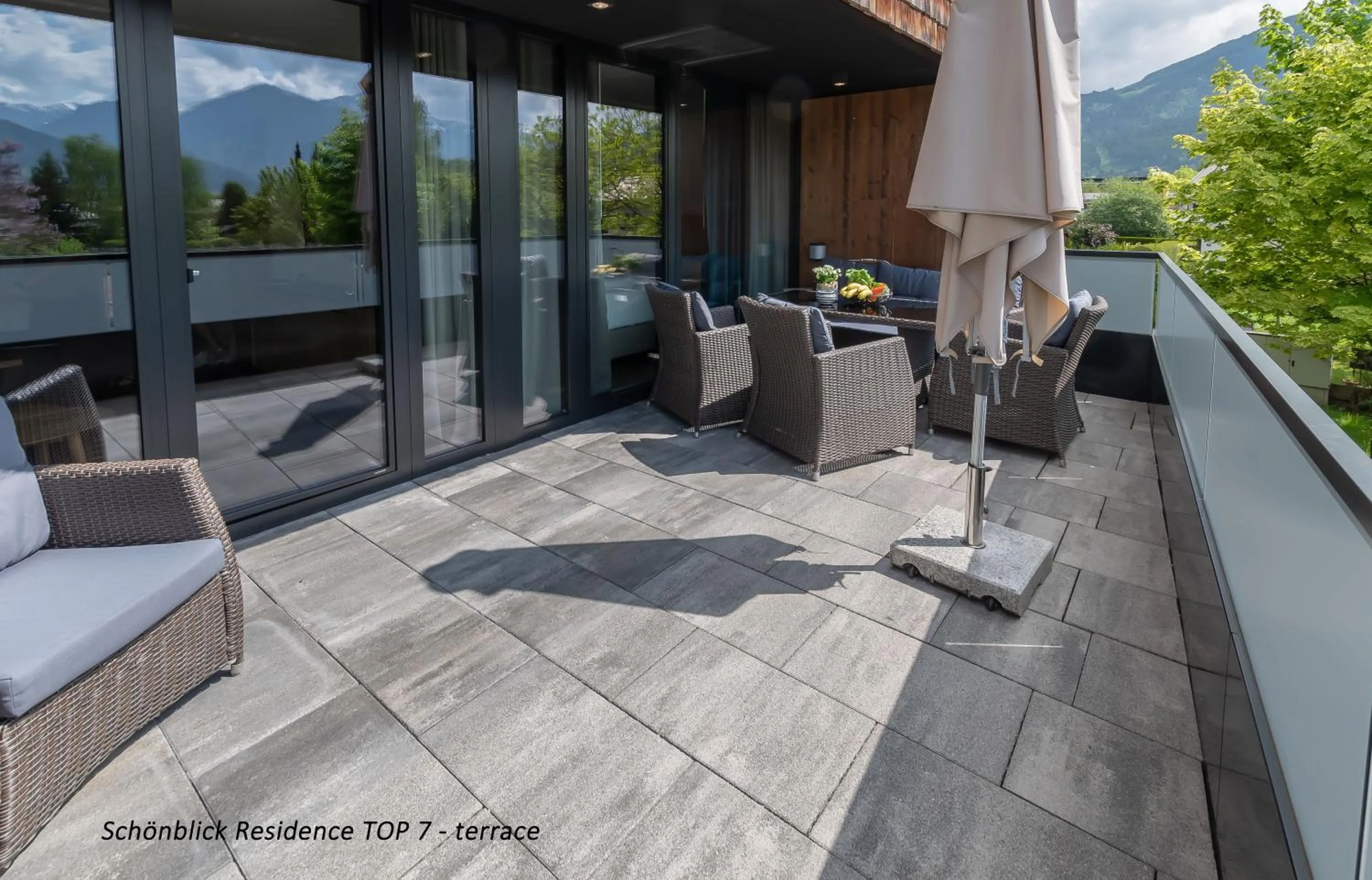 Balcony/Terrace in Schönblick Residence - Absolut Alpine Apartments
