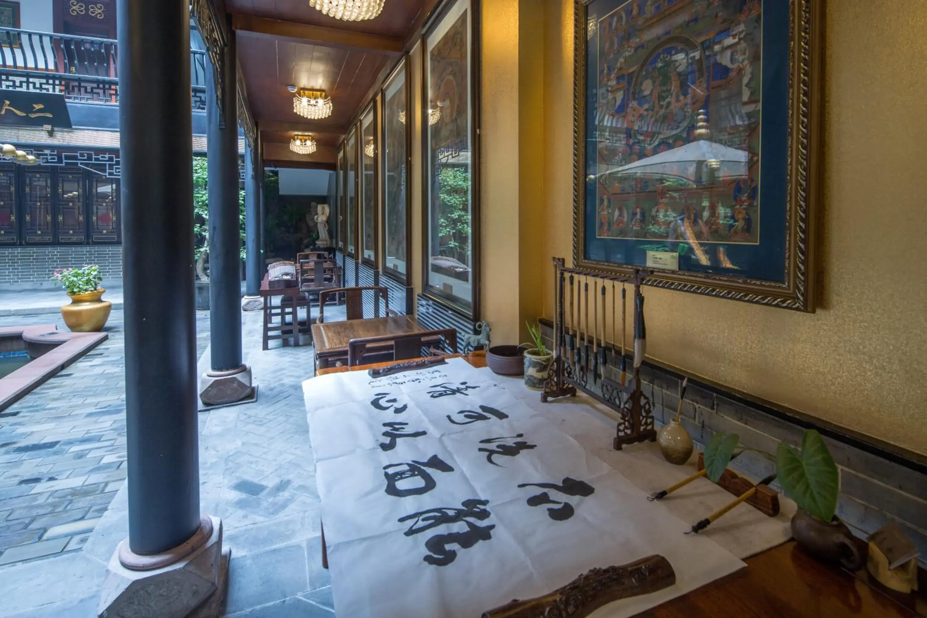 Decorative detail, Restaurant/Places to Eat in Buddhazen Hotel