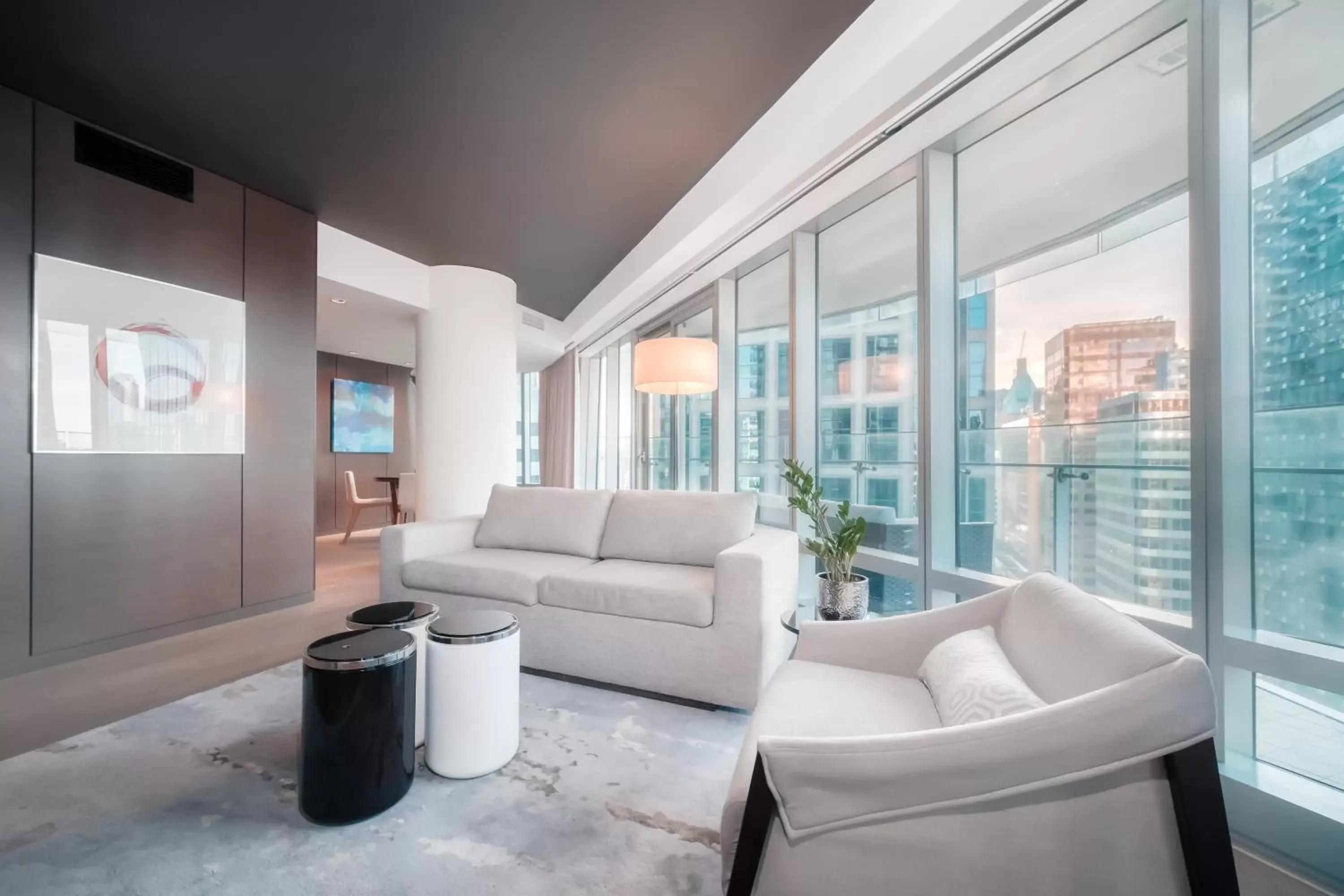 Living room, Seating Area in Paradox Hotel Vancouver