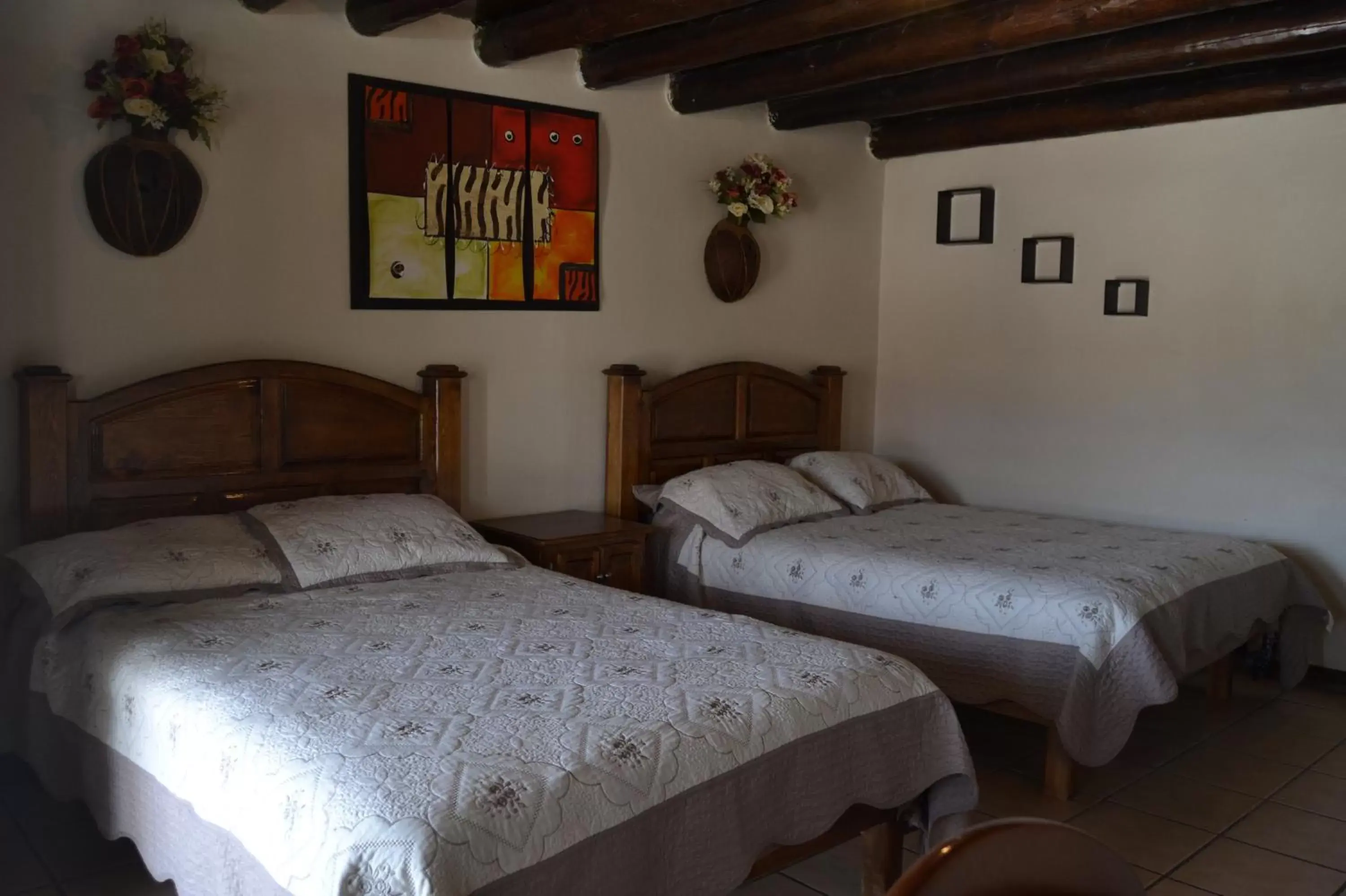 Bed in Hotel Doña Crucita