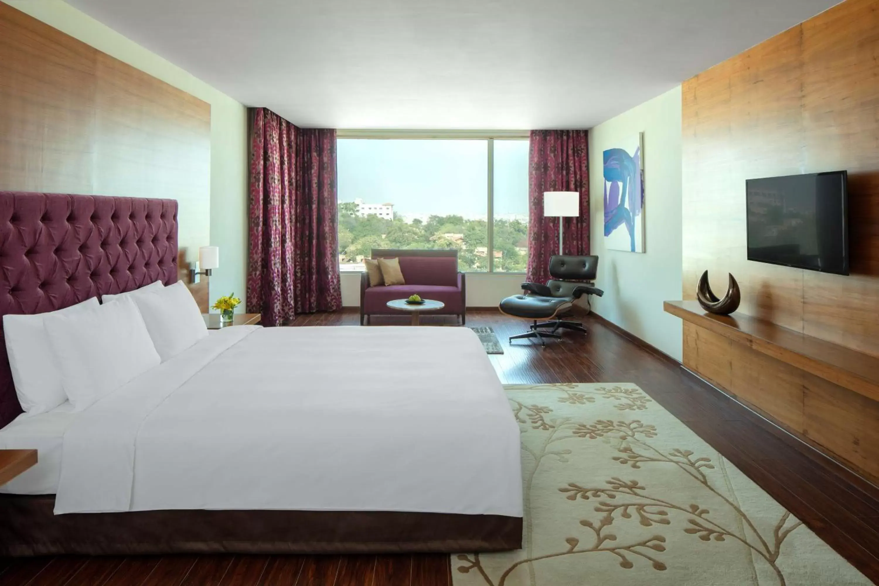 Photo of the whole room in Radisson Blu Plaza Hotel Hyderabad Banjara Hills