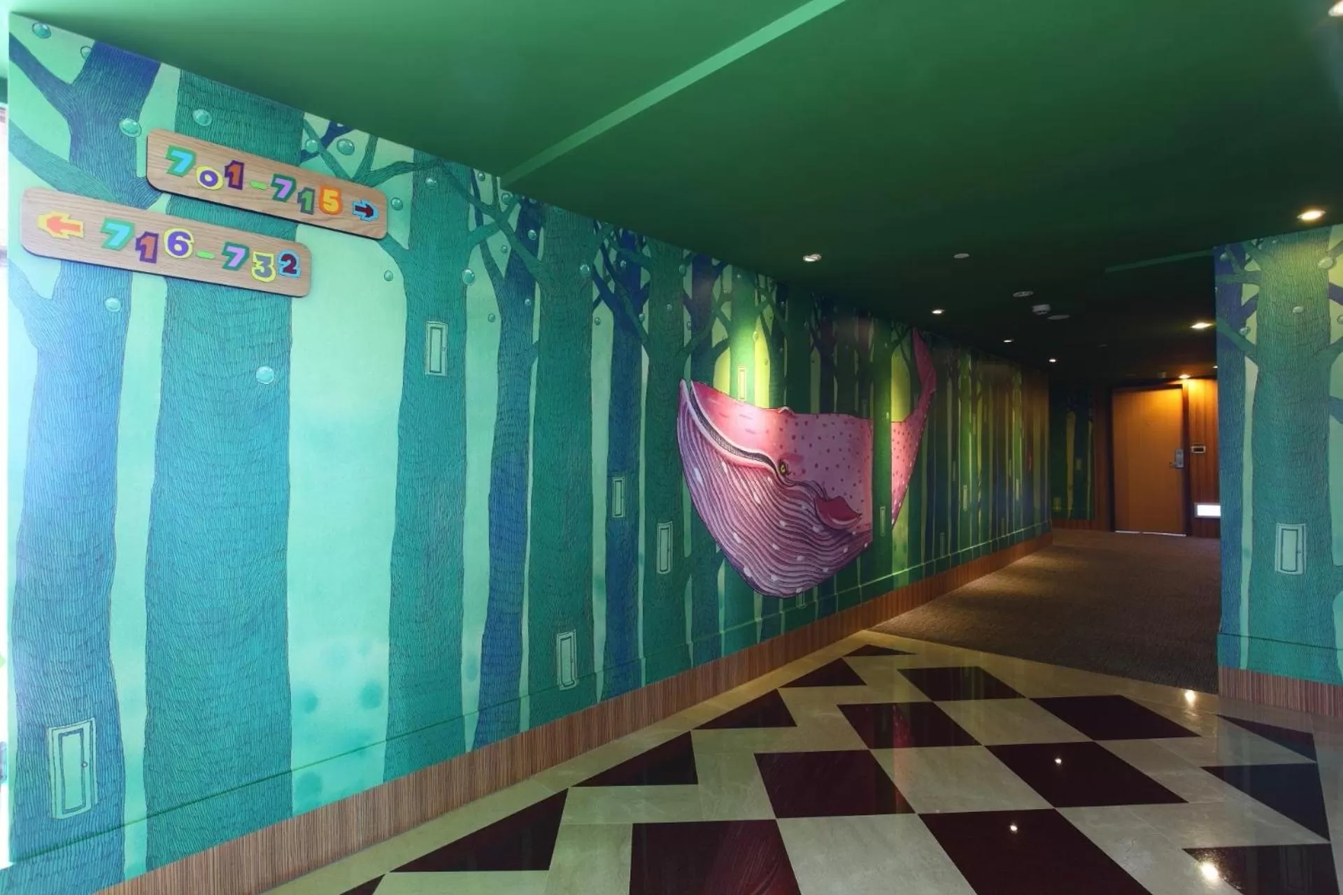 Decorative detail in Chateau de Chine Hotel Hualien