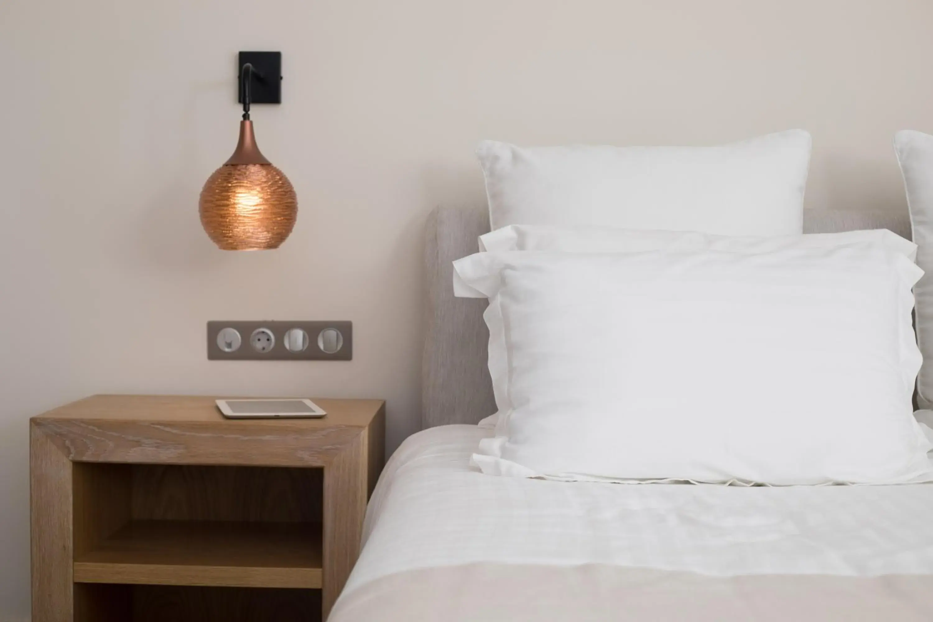 Decorative detail, Bed in Porto Naxos