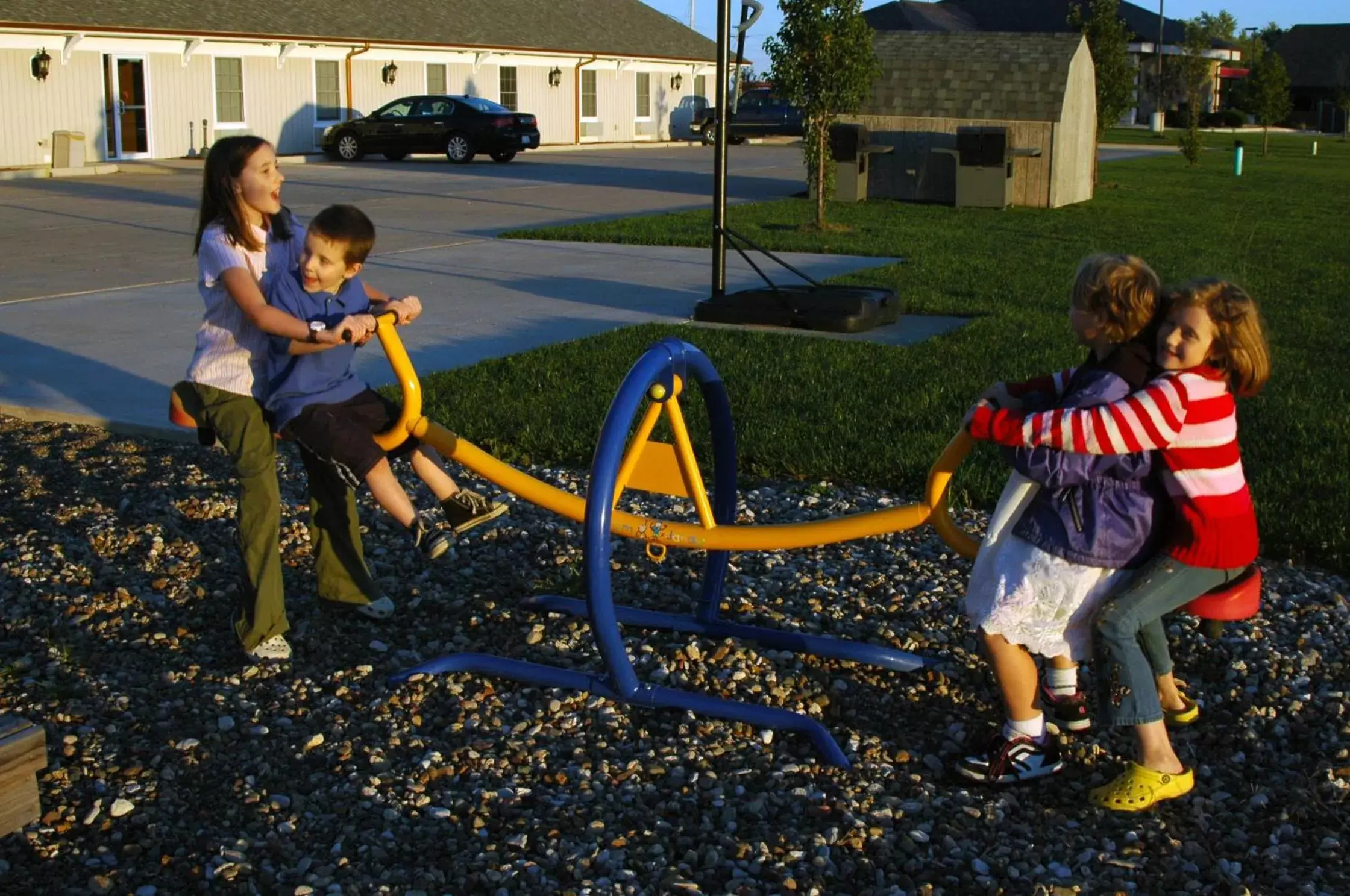 Children play ground in Depot Inn & Suites