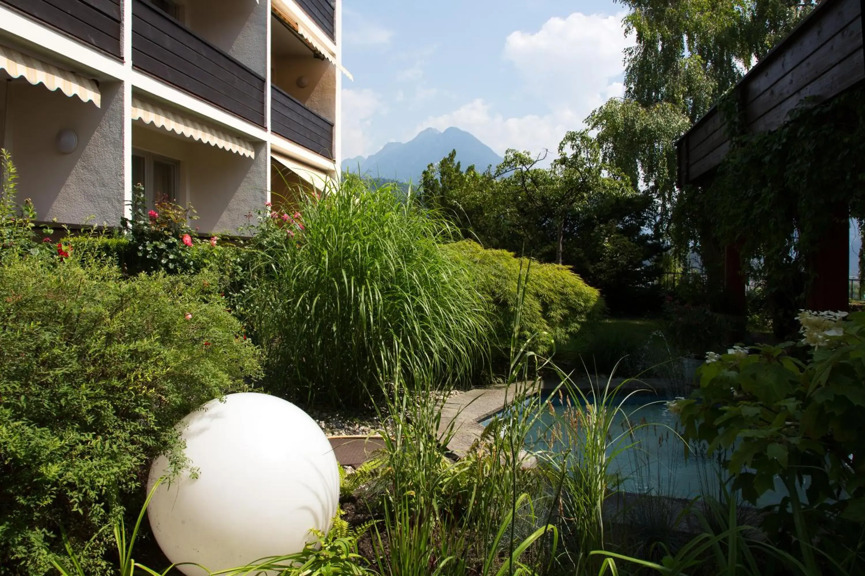 Patio, Property Building in Schlosshotel Dörflinger