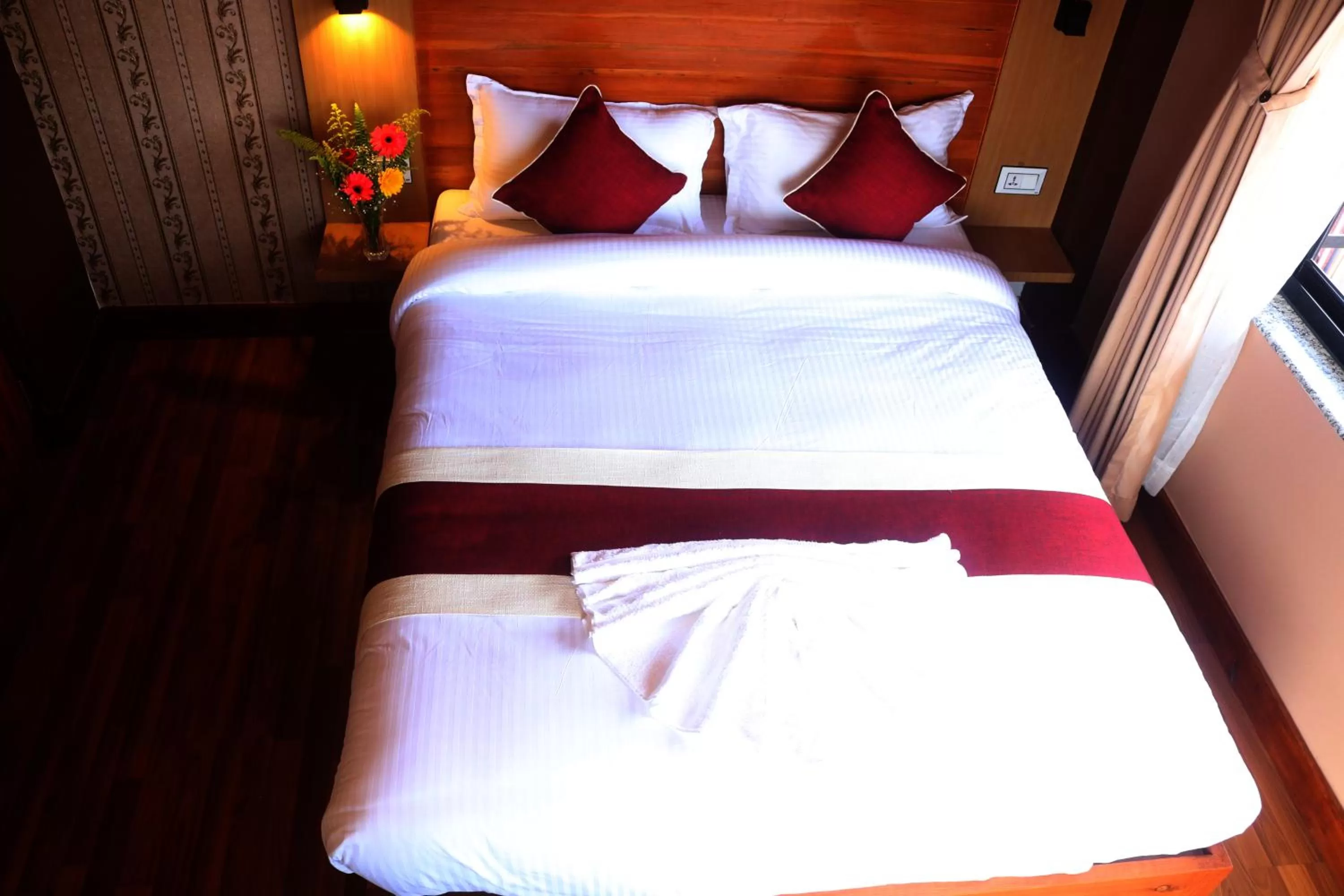 Bedroom, Bed in Hotel Family Ties Pvt. Ltd.