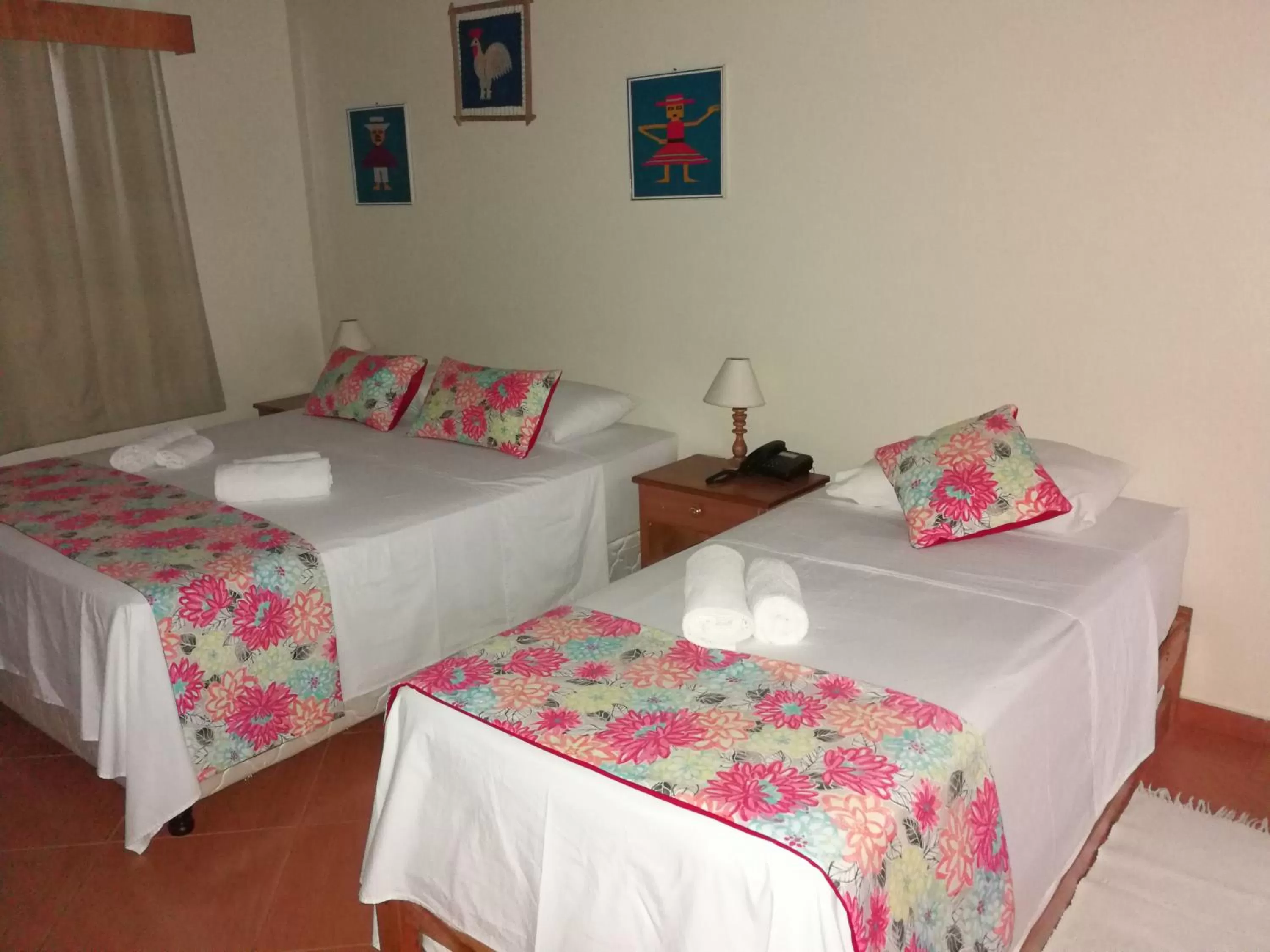Bed in Las Orquideas Parque Hotel