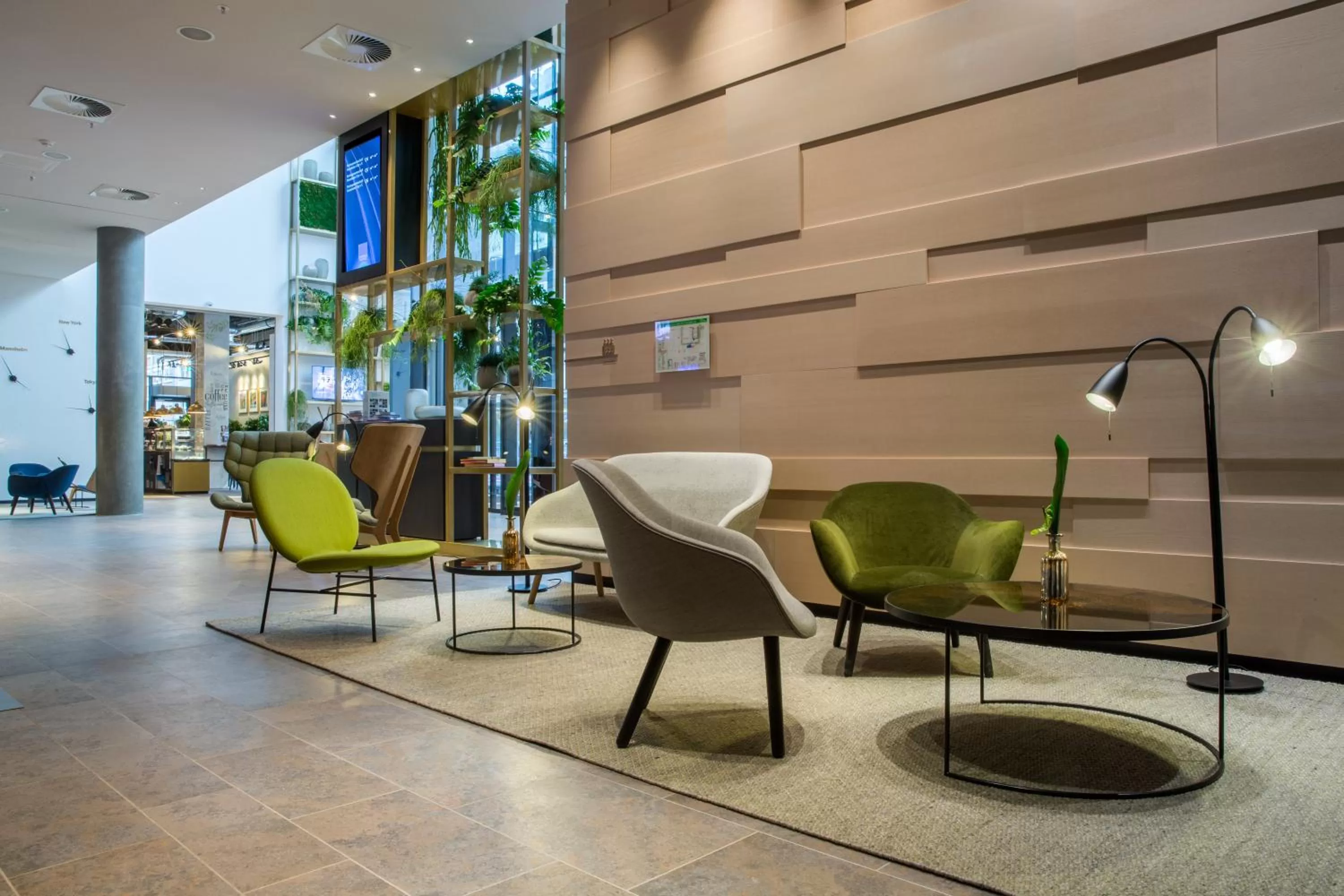 Lobby or reception in Radisson Blu Hotel, Mannheim