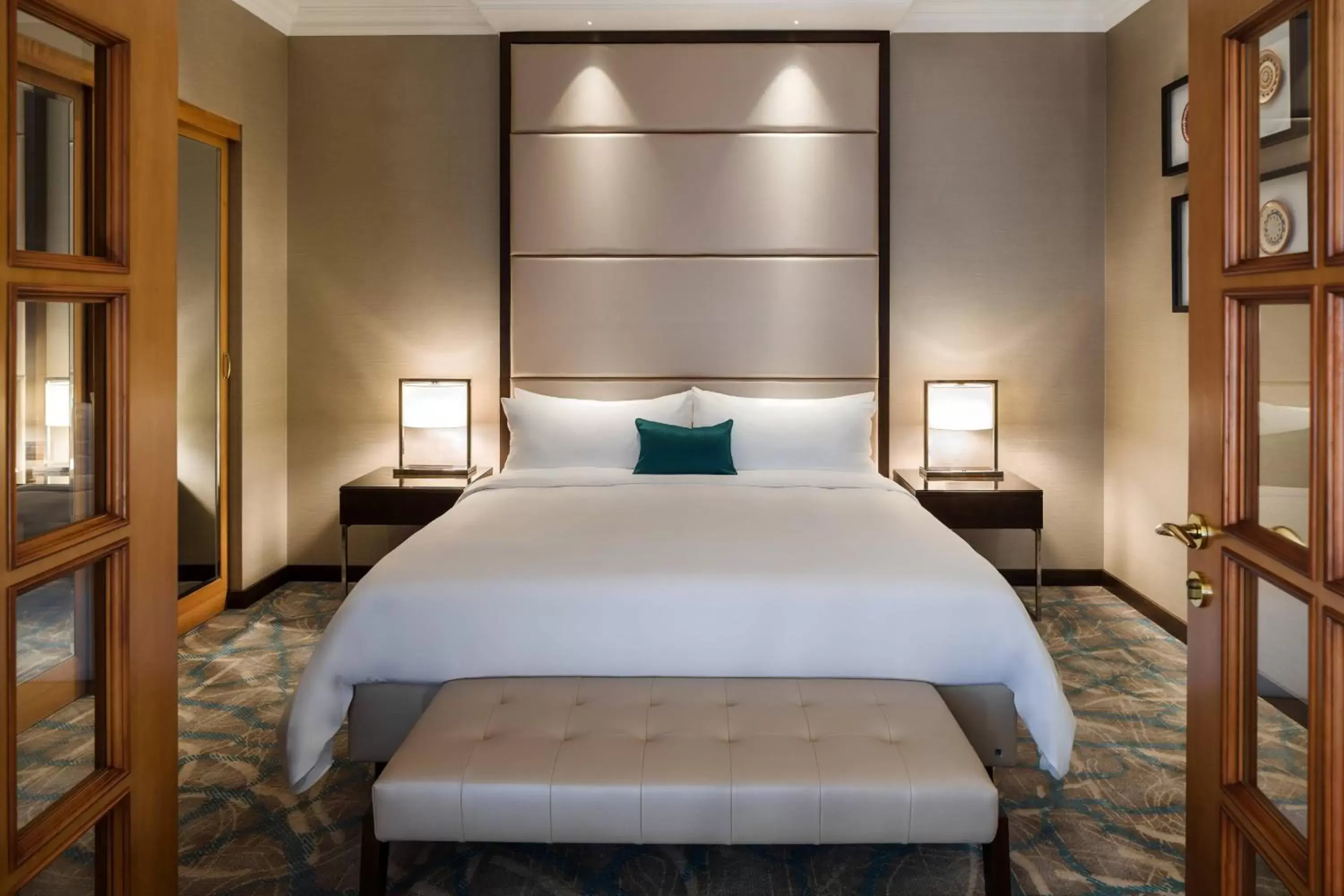 Bedroom, Bed in JW Marriott Bucharest Grand Hotel