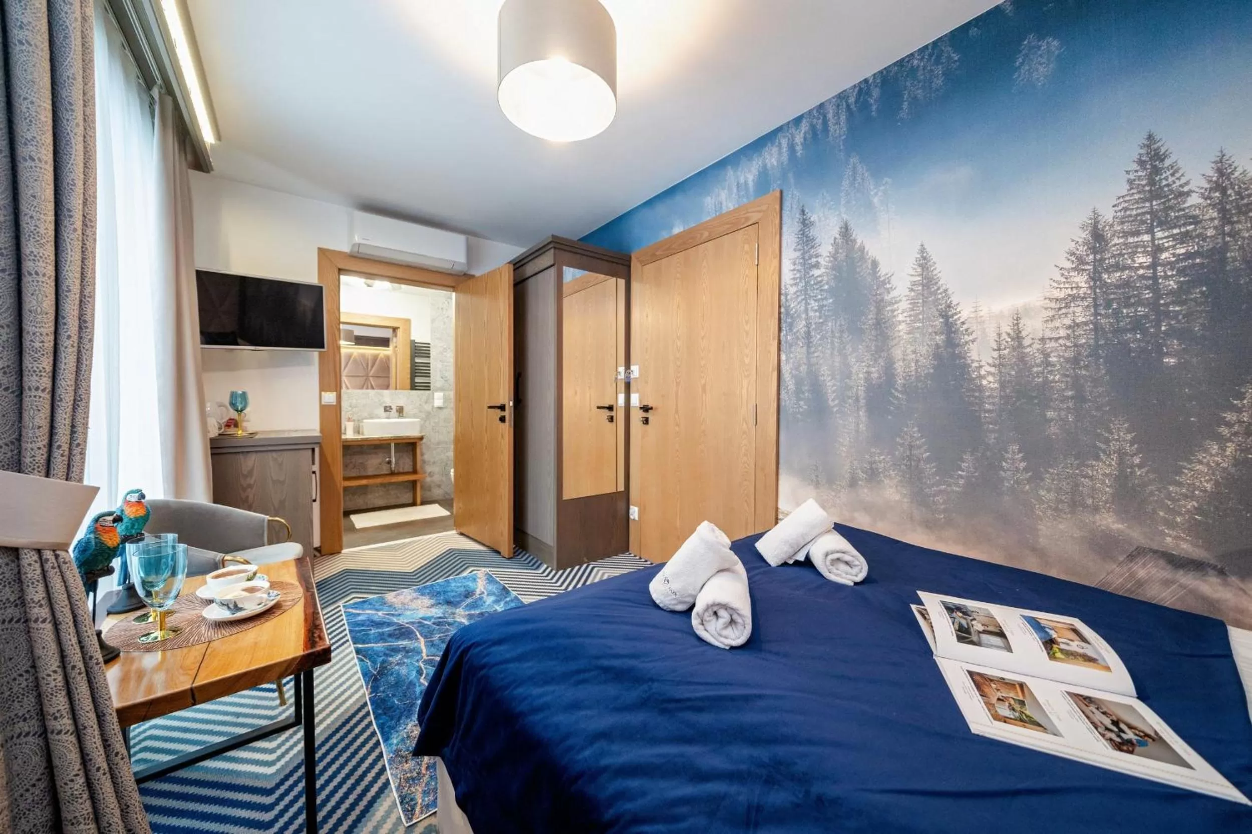 Bed in Serce Tatr Residence Zakopane - blisko Krupówek