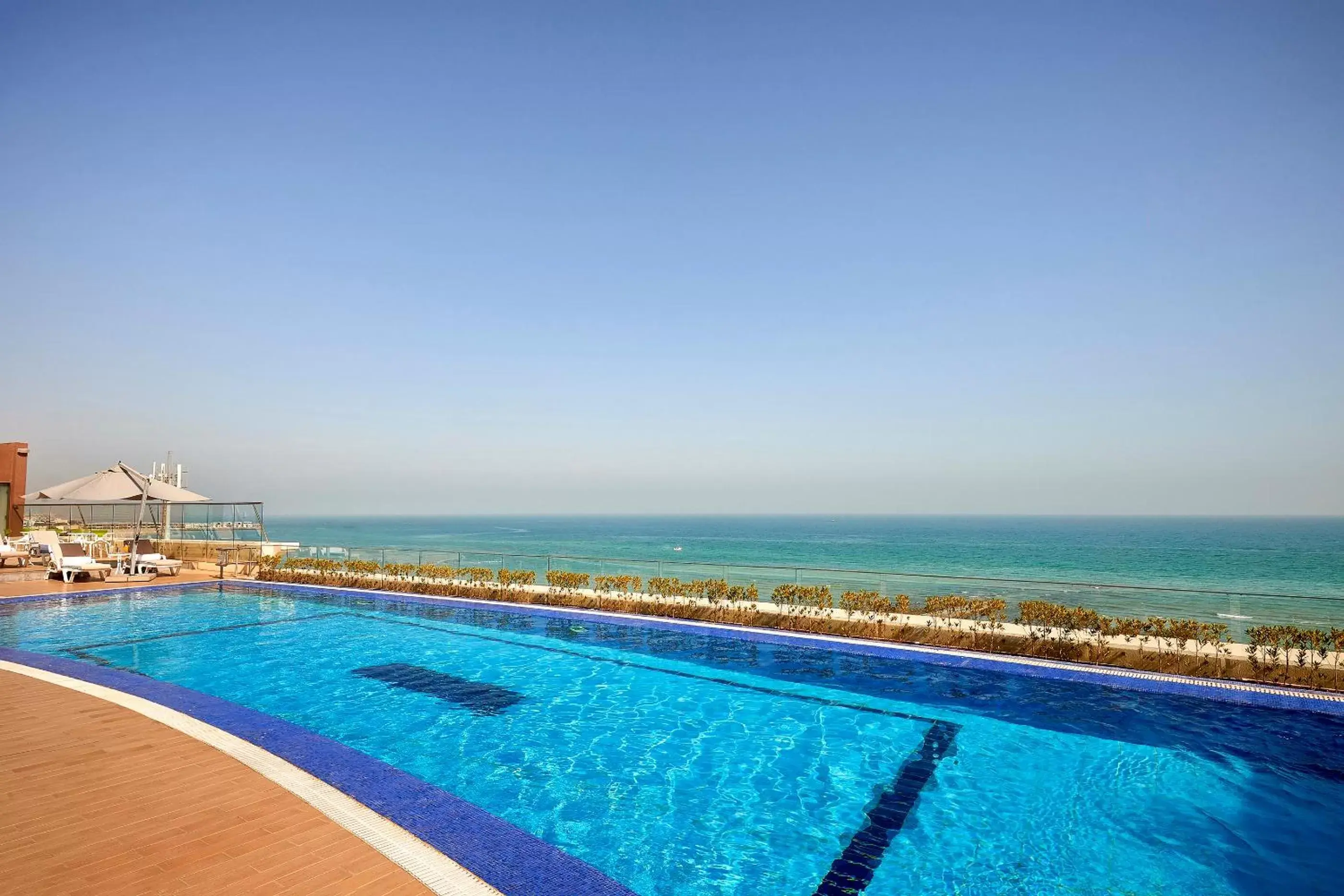 Beach, Swimming Pool in Safir Fintas Hotel Kuwait