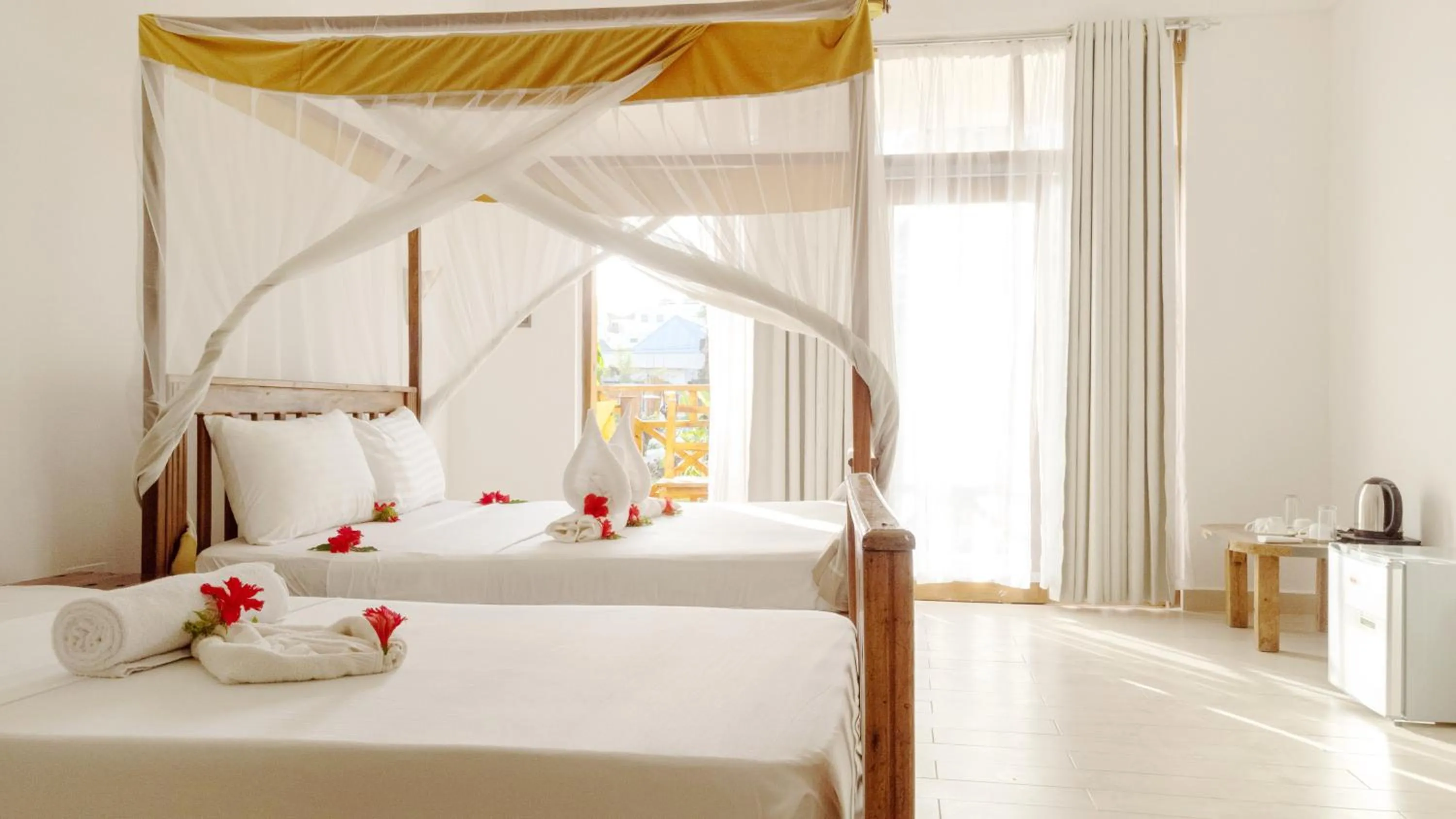 Photo of the whole room, Bed in Nungwi Garden Boutique Hotel