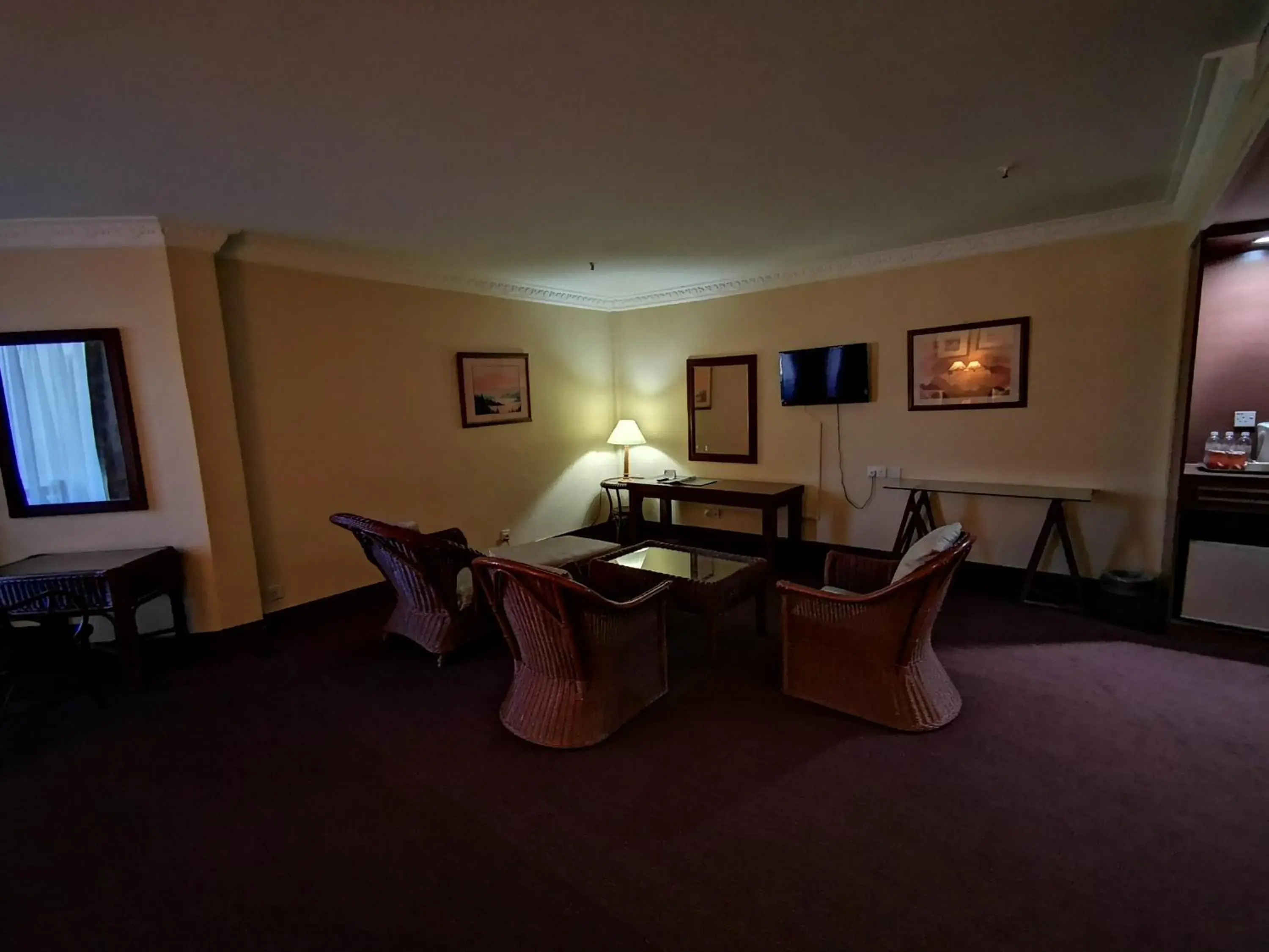 Seating area in The Grand Beach Resort