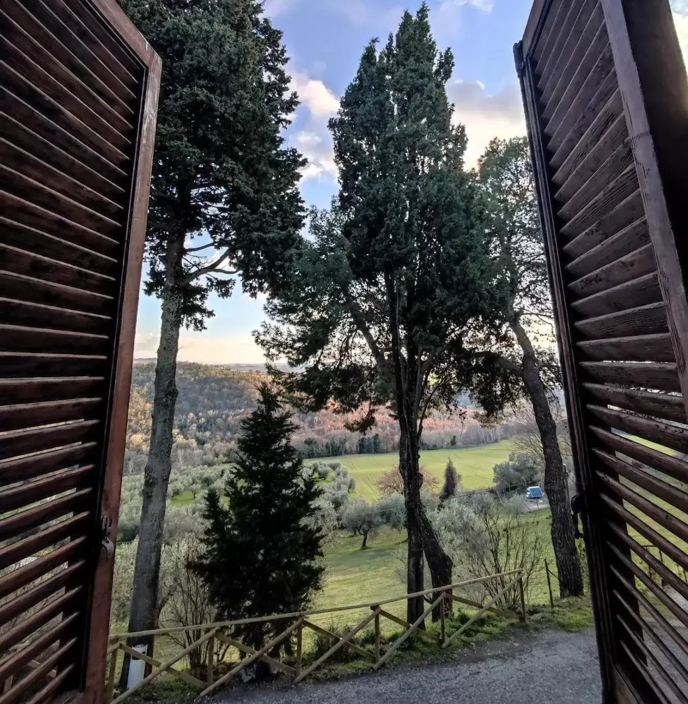 Garden view in Borgo Petroro