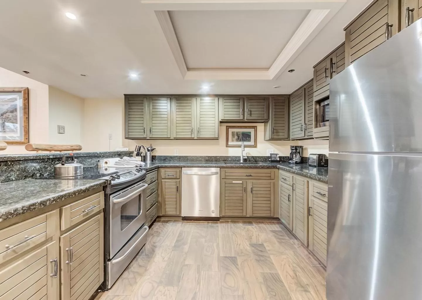 kitchen in Silver King by All Seasons Resort Lodging