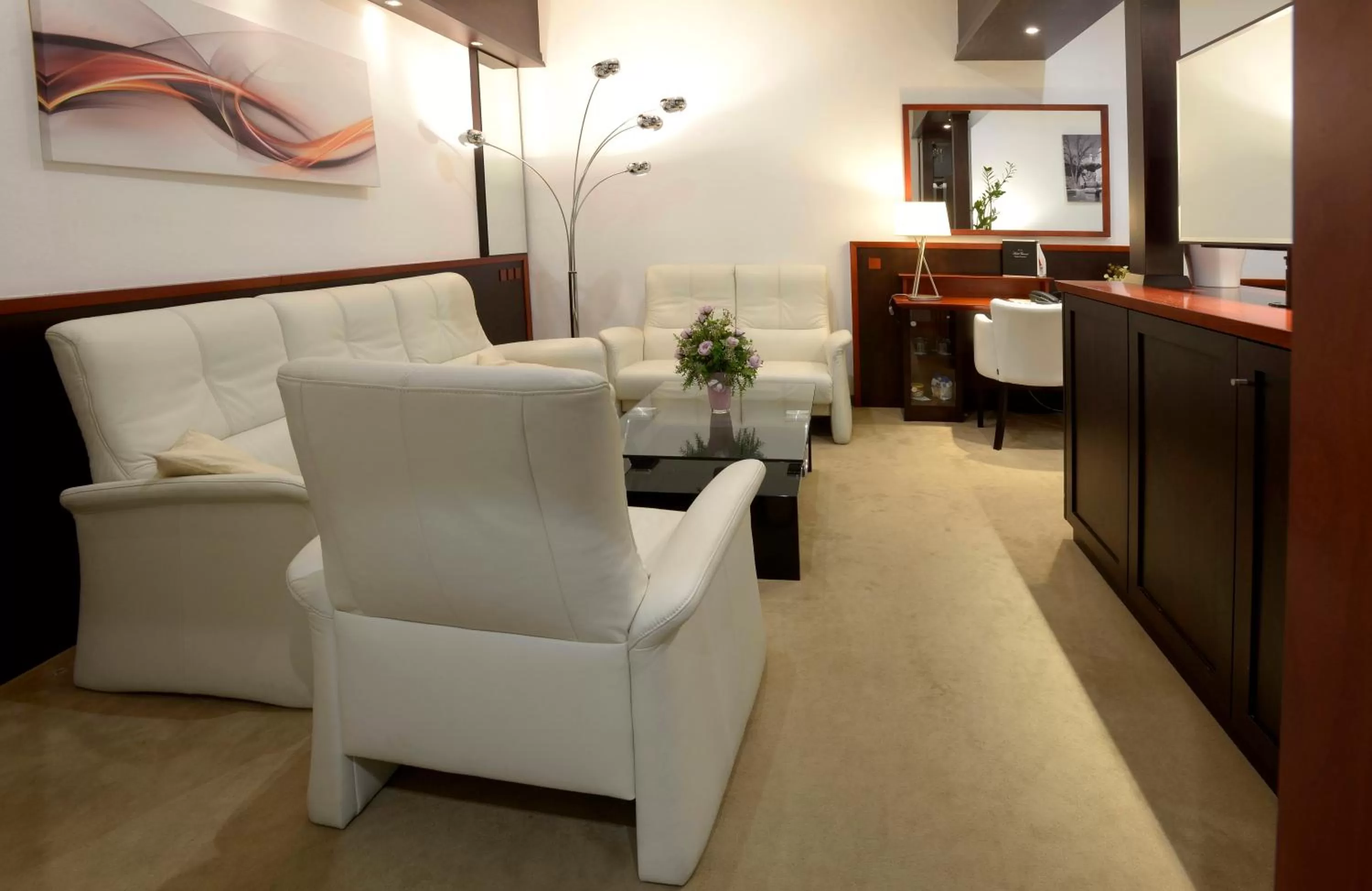 Seating area in Hotel Grand