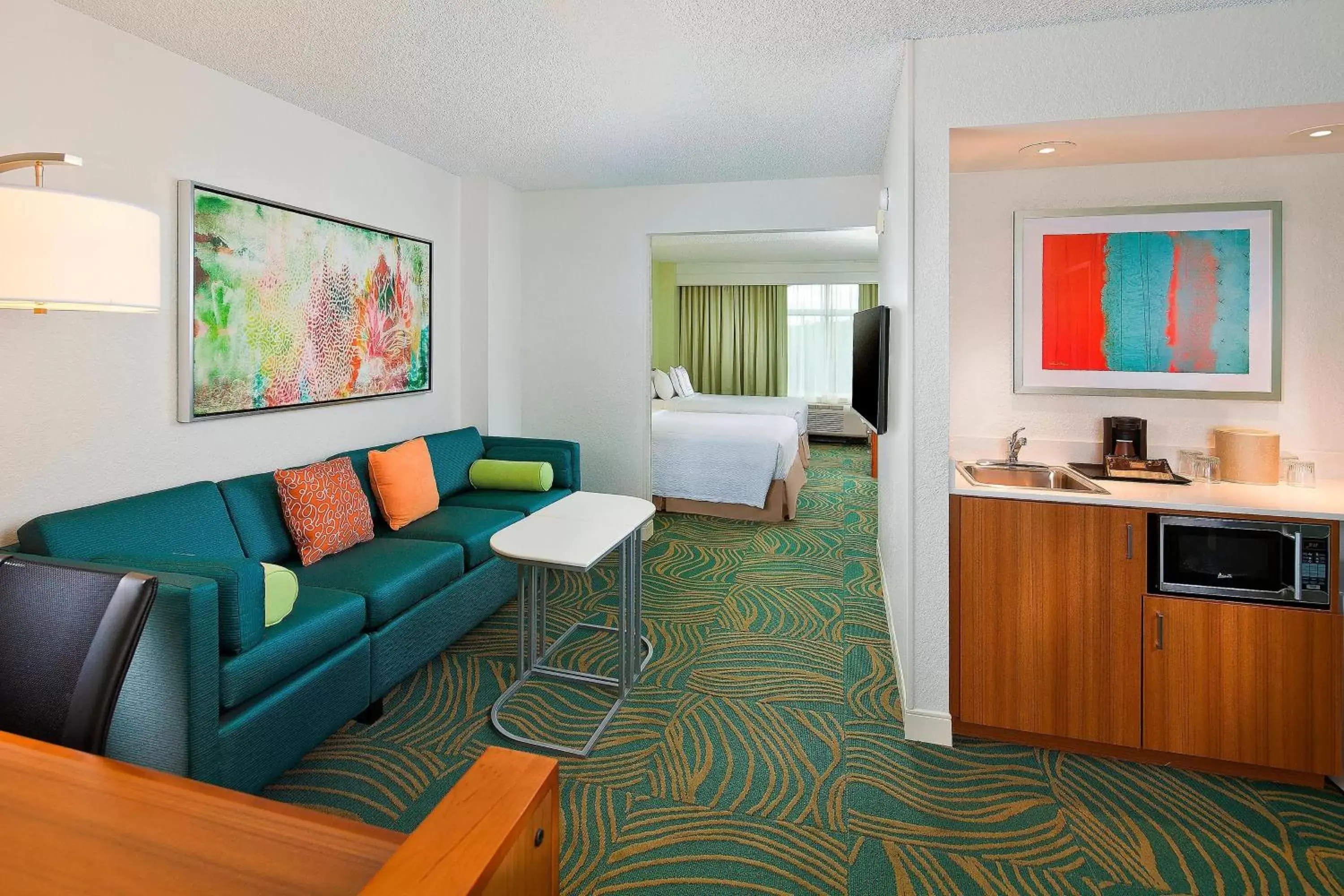 Photo of the whole room, Seating Area in SpringHill Suites by Marriott Orlando Lake Buena Vista in Marriott Village