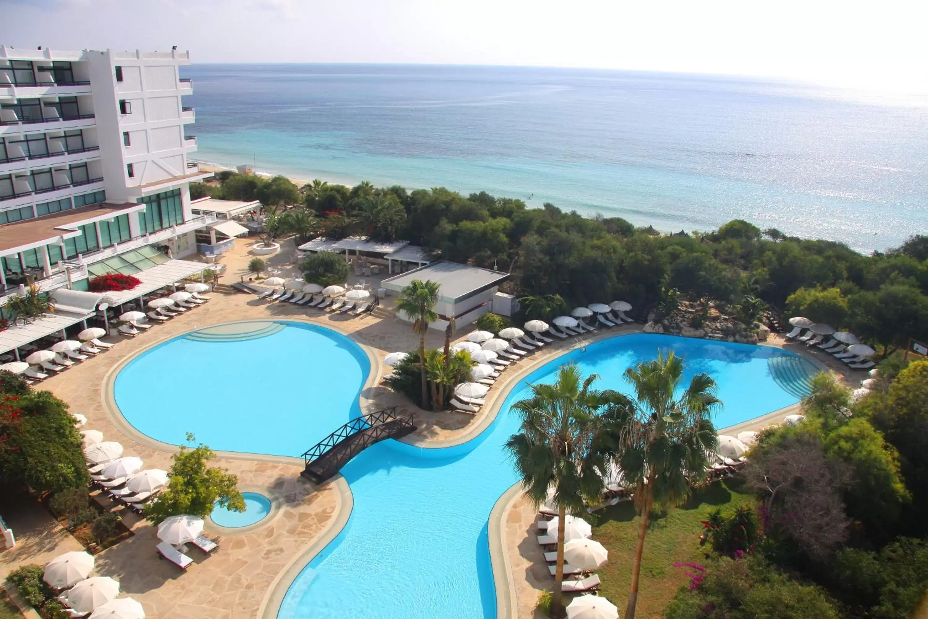 Bird's eye view, Pool View in Grecian Bay