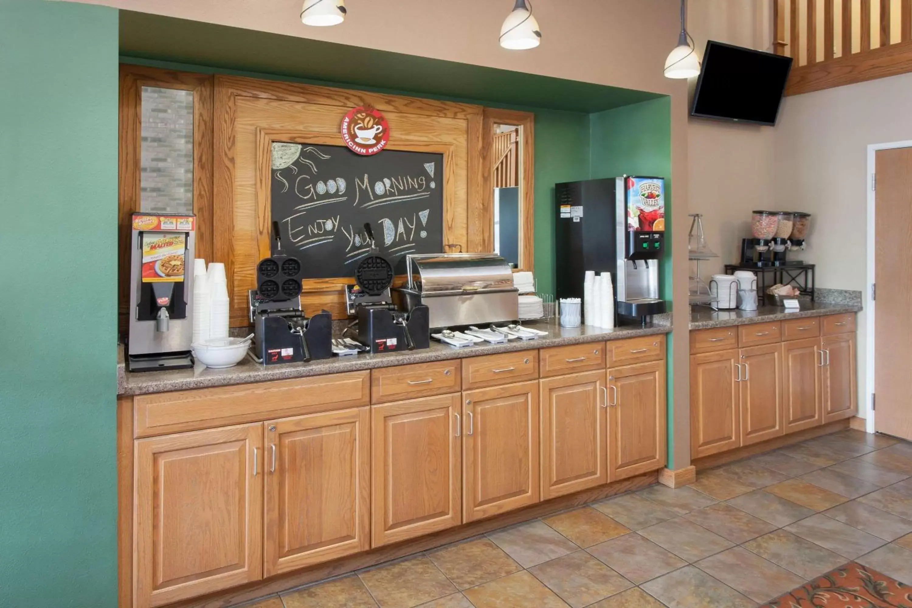 Deluxe King Room - Mobility Access/Non-Smoking in AmericInn by Wyndham Greenville Deluxe King Room - Mobility Access/Non-Smoking in AmericInn by Wyndham Greenville