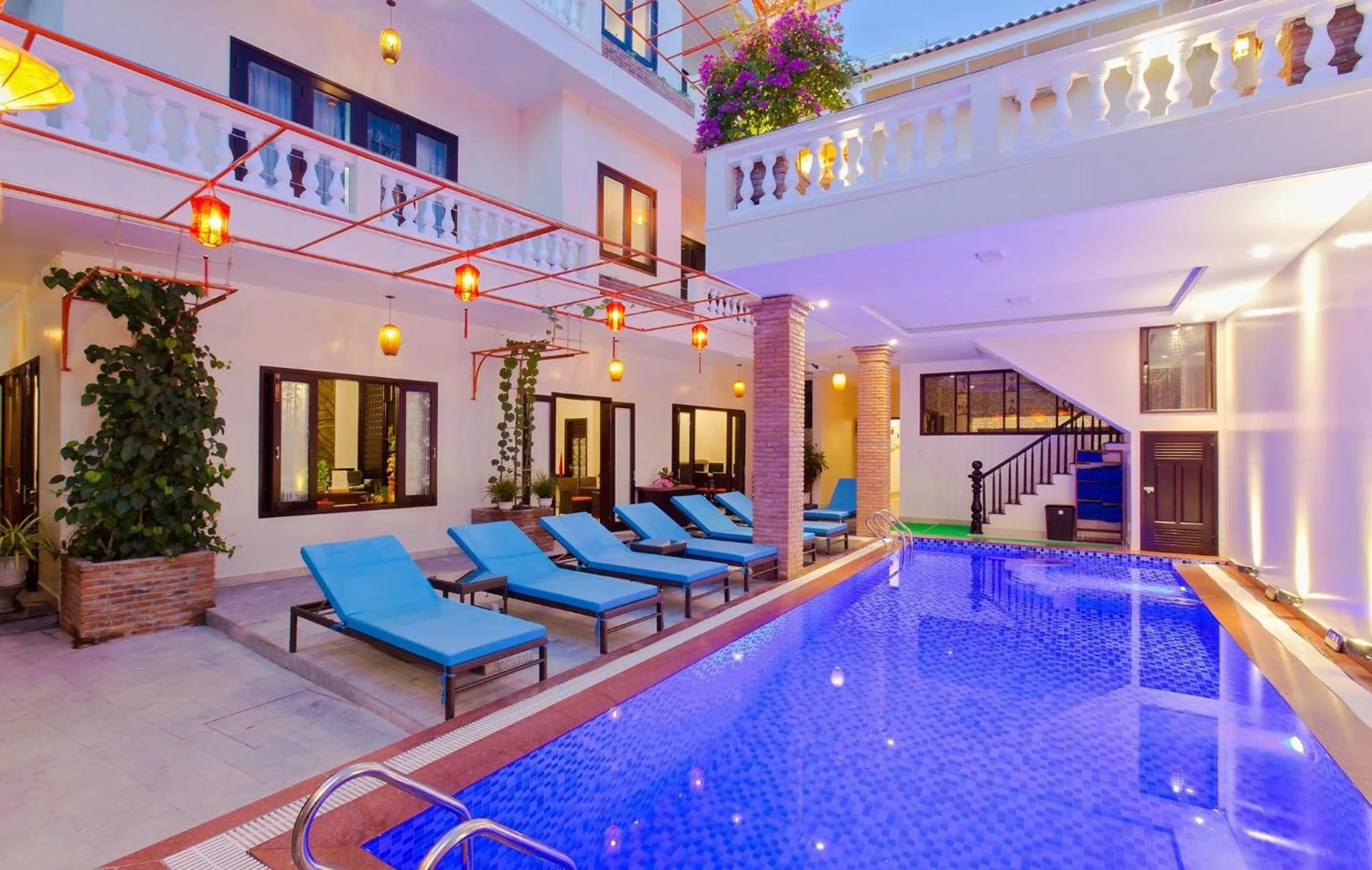 Swimming pool in Pham Gia Boutique Villa