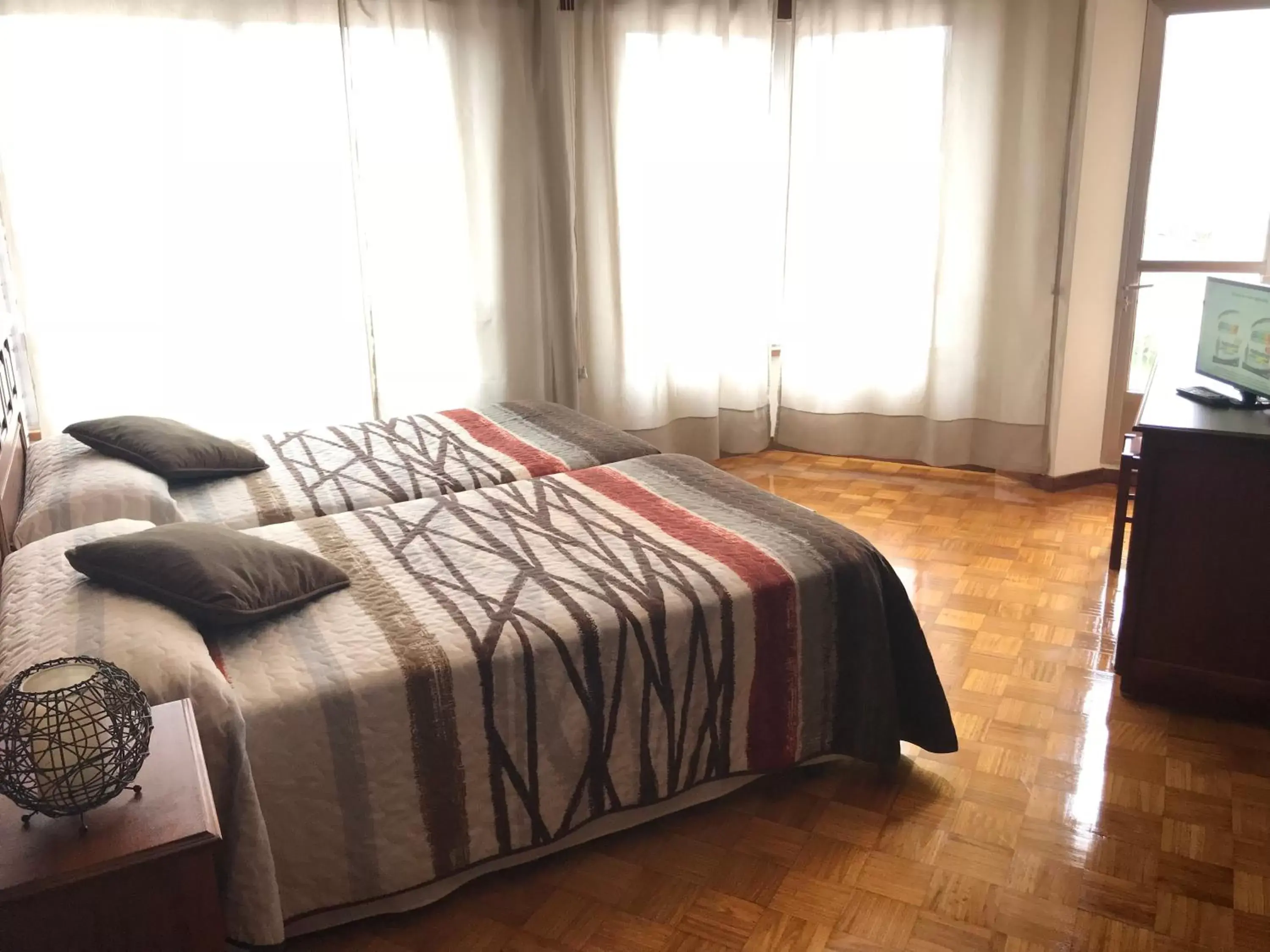 Decorative detail, Bed in Hotel Celta Galaico