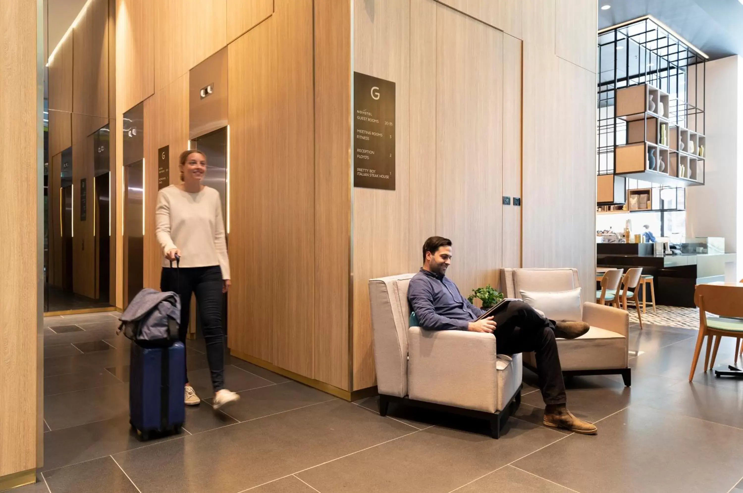 Facade/entrance in Novotel Melbourne Central