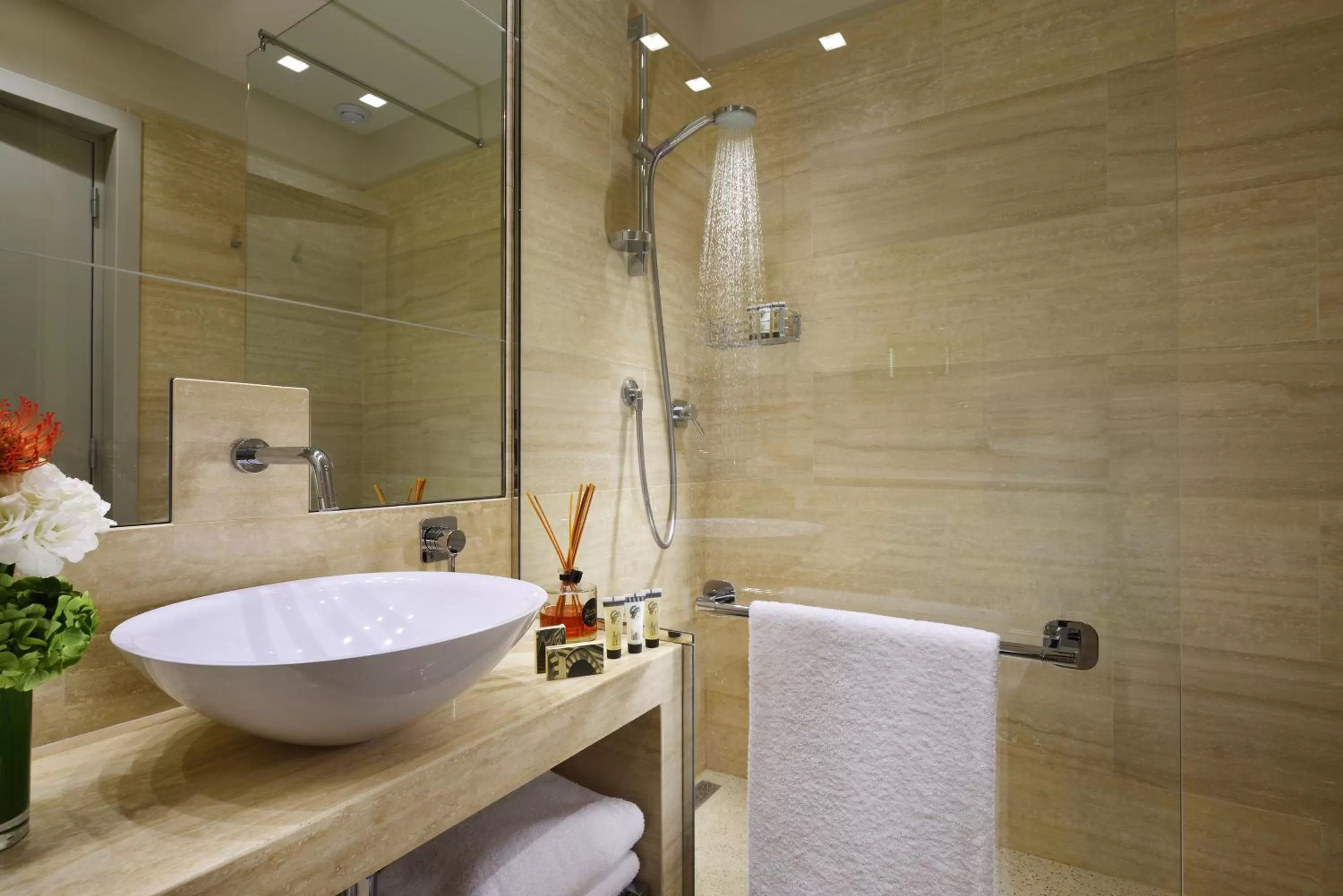 Bathroom in Grand Hotel Minerva