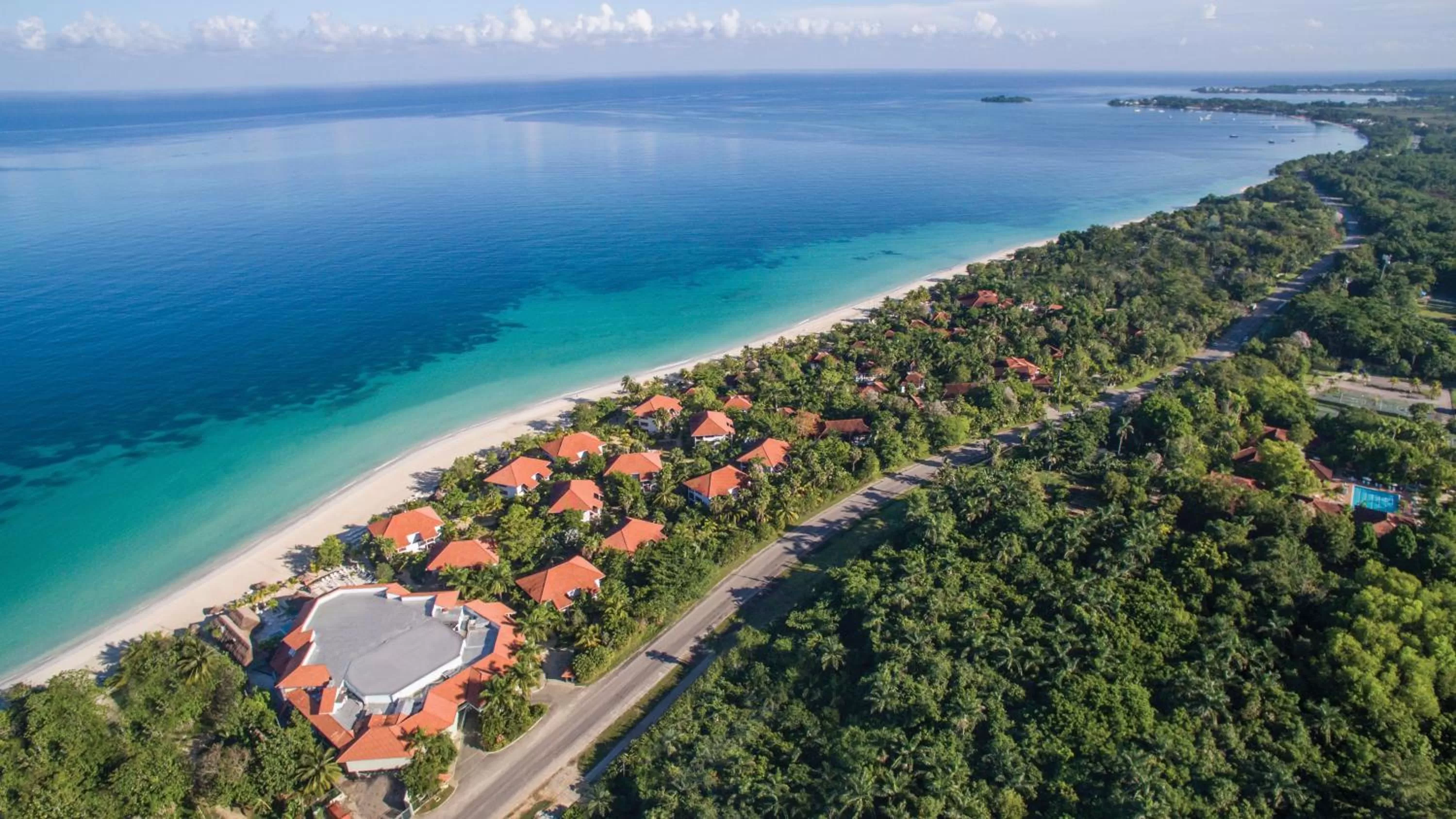 Bird's eye view in Couples Swept Away