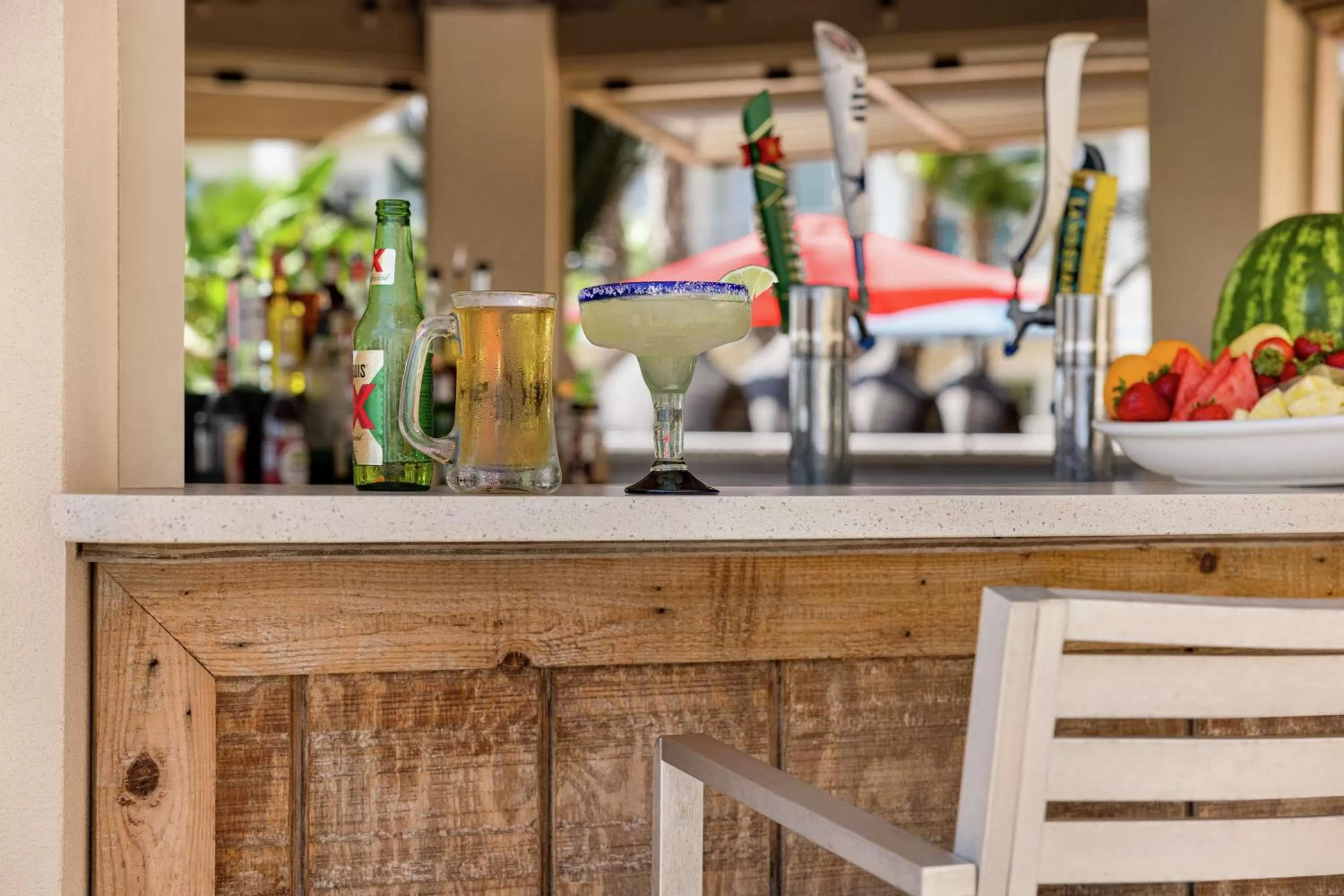 Dining area in Hilton Garden Inn South Padre Island Beachfront