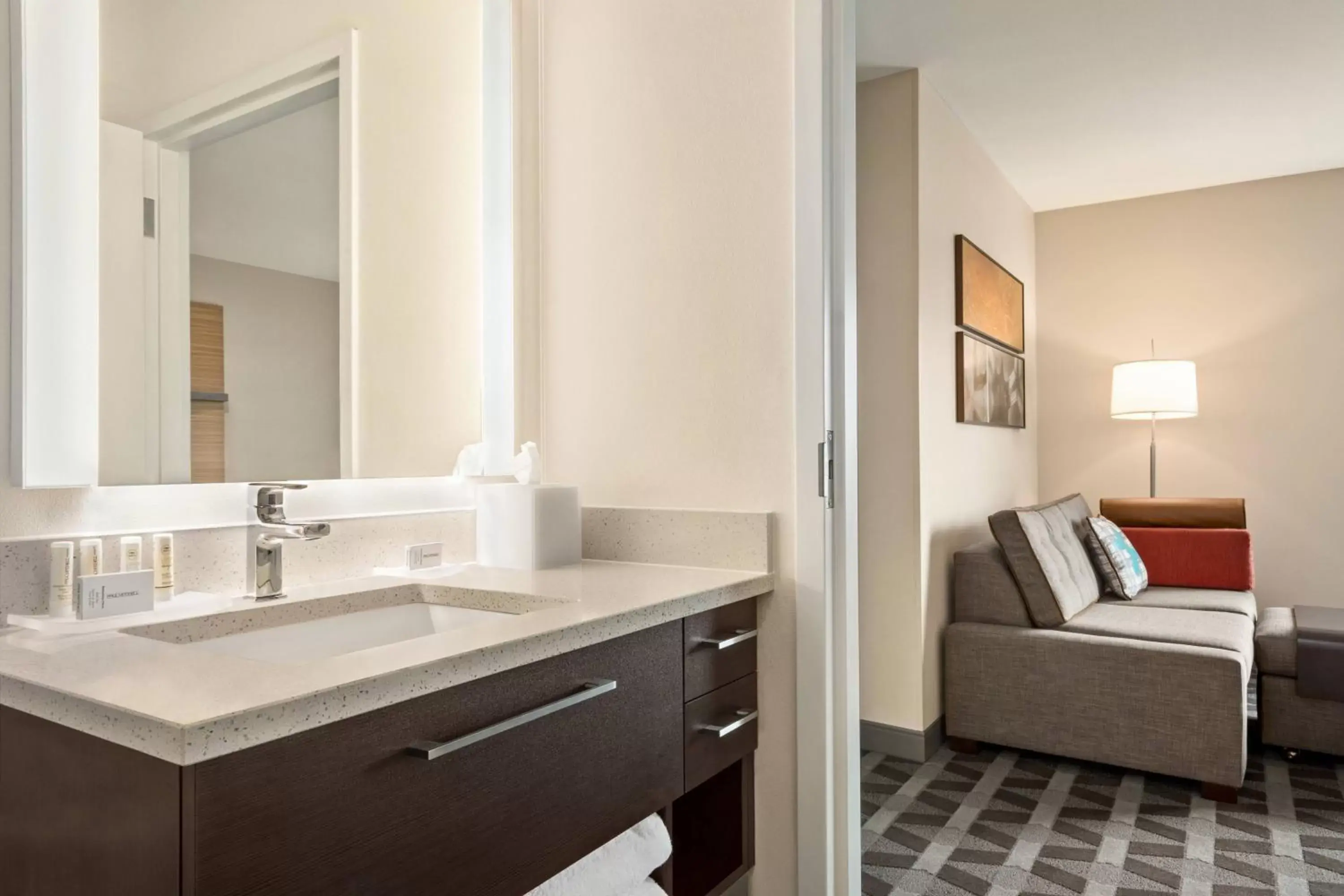 Bathroom in TownePlace Suites by Marriott Janesville