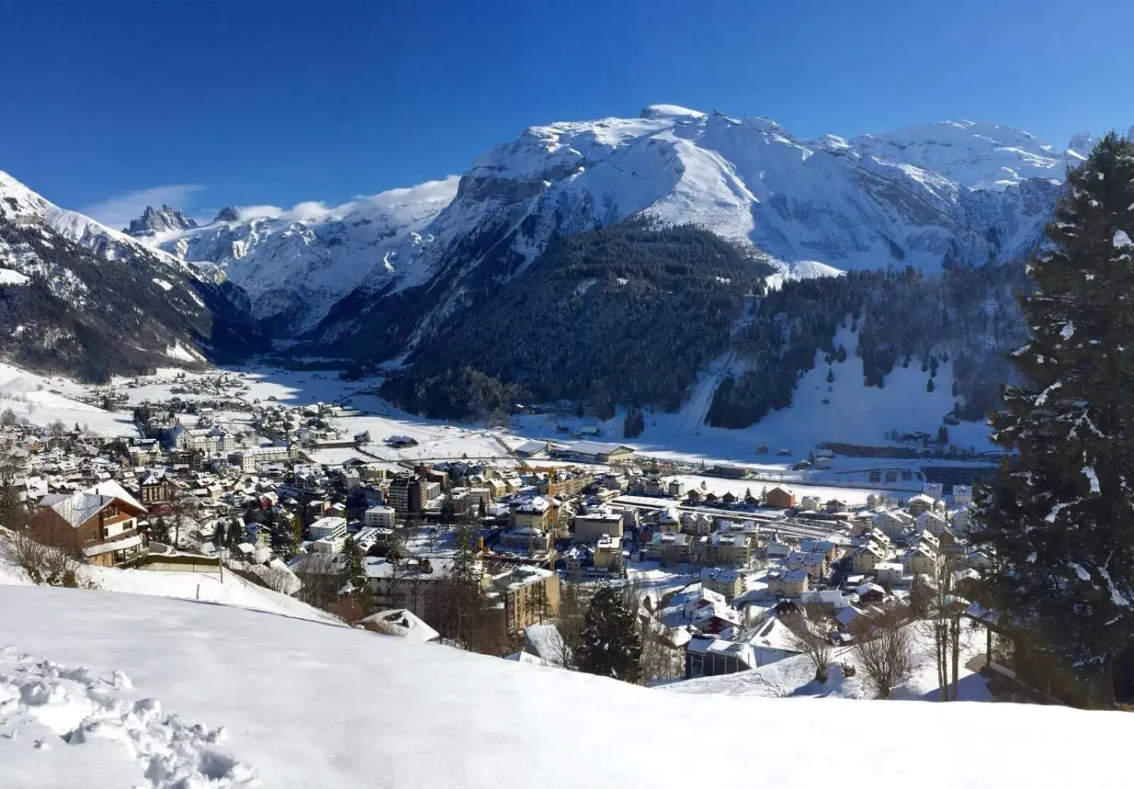 Natural landscape, Winter in Hotel Crystal