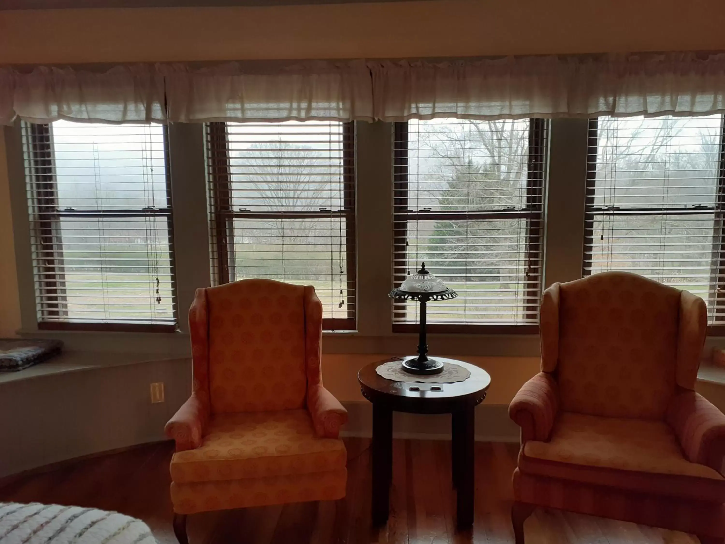 Seating Area in Laughing Heart Lodge